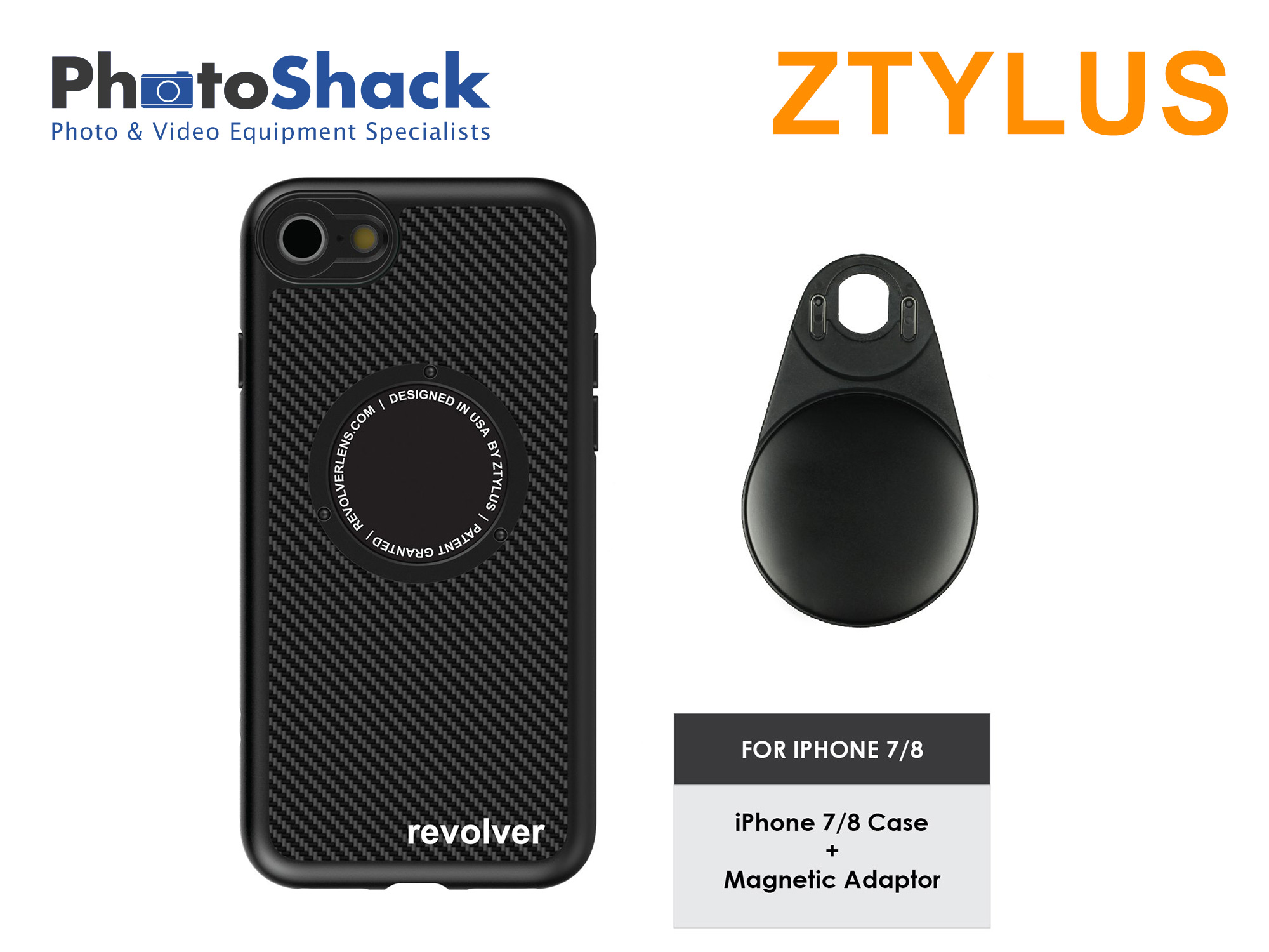 Ztylus iPhone Case for iPhone 7 / 8 and Magnetic Adapter