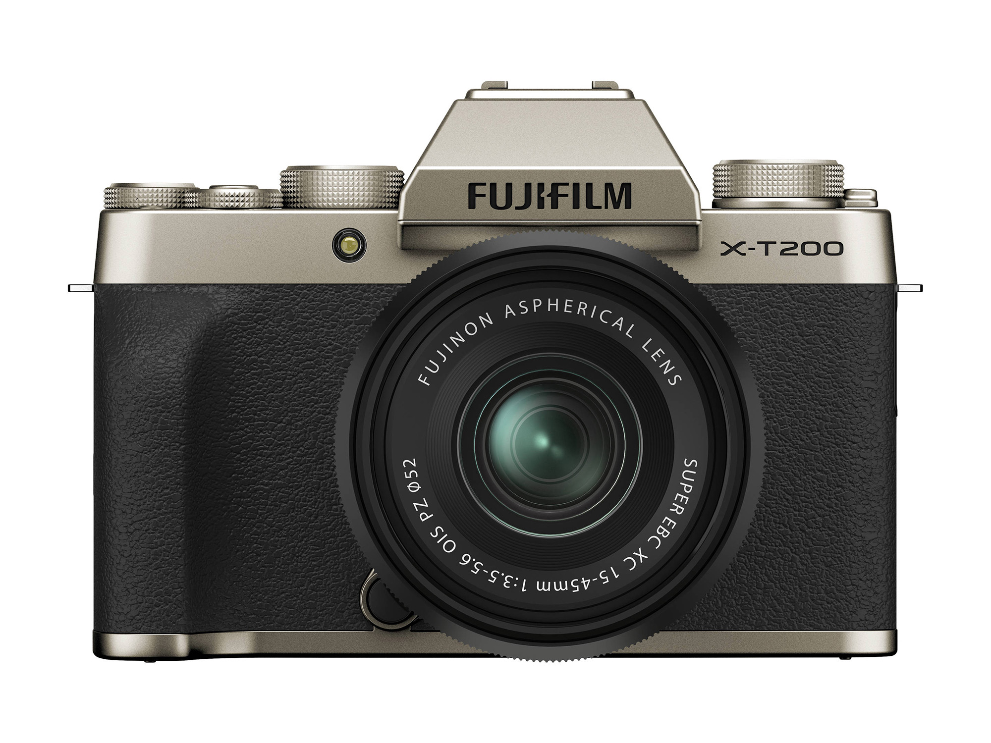 FUJIFILM X-T200 Mirrorless Digital Camera with 15-45mm (Champagne Gold)