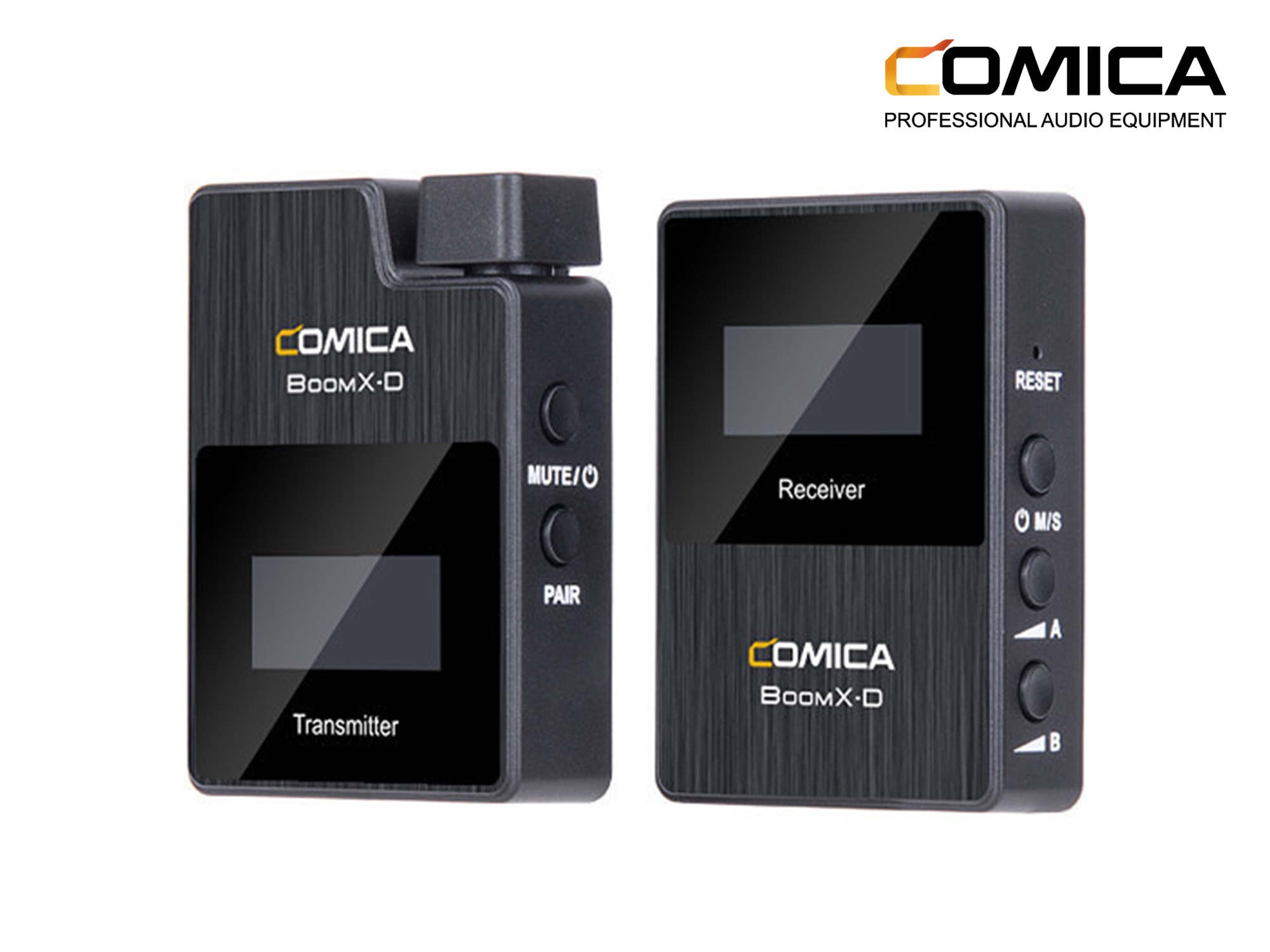 Comica BoomX-D D1 Ultracompact Digital Wireless Microphone System for Mirrorless/DSLR Cameras (2.4 GHz)