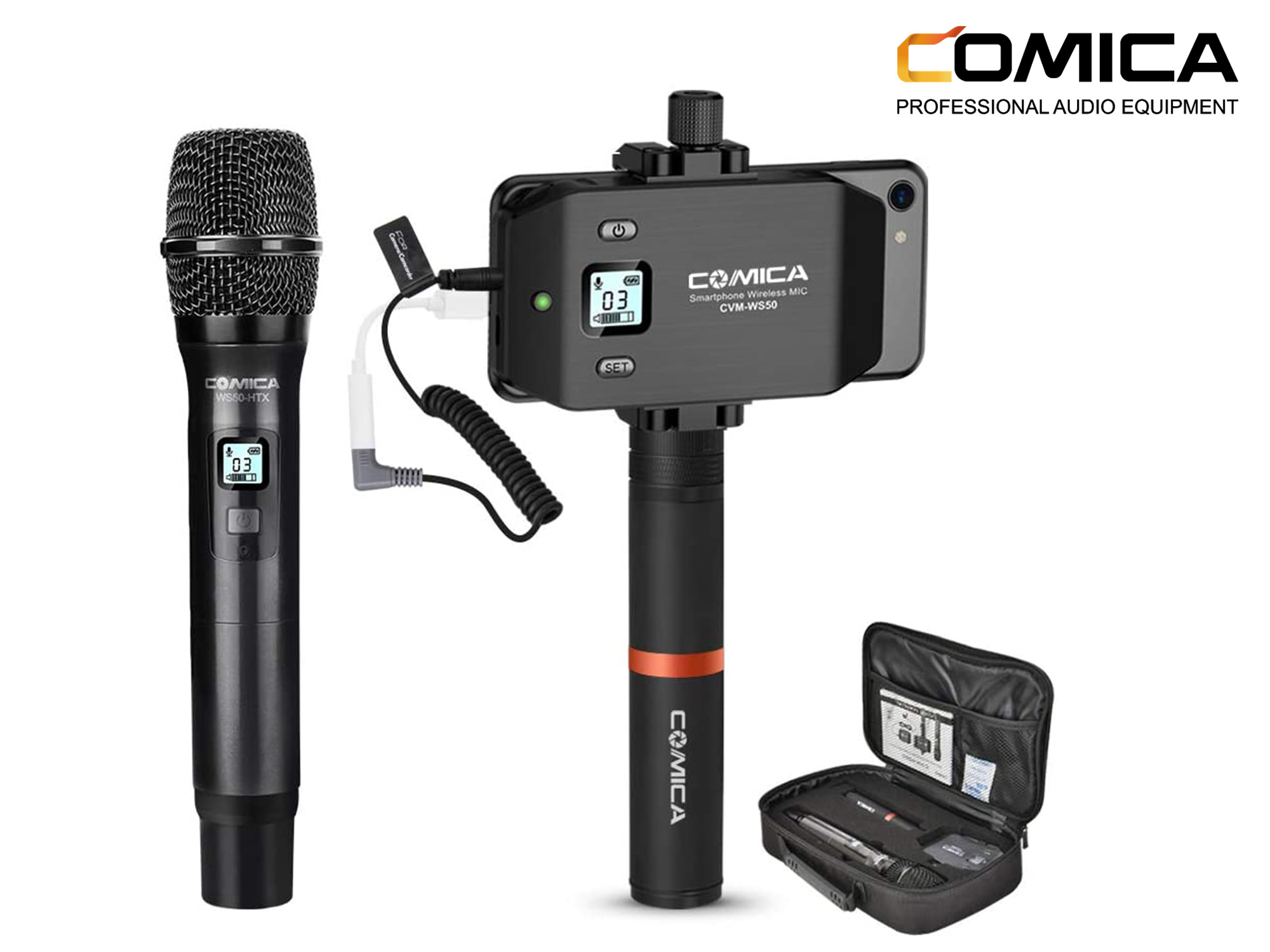 Comica 6 Channels Professional Handheld Microphone