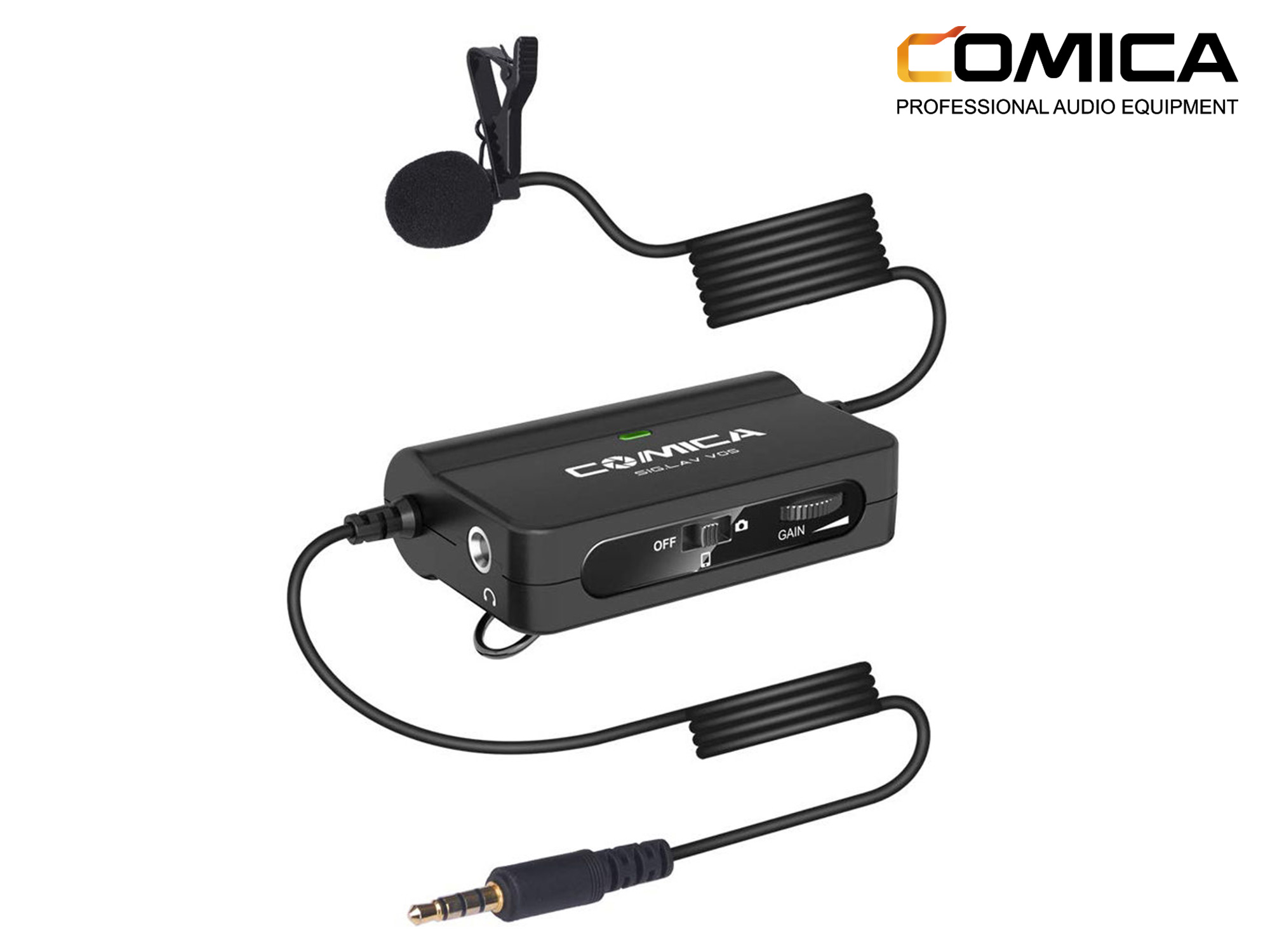 Comica CVM-SIG.LAV V05 Omnidirectional Lavalier Lapel Microphone