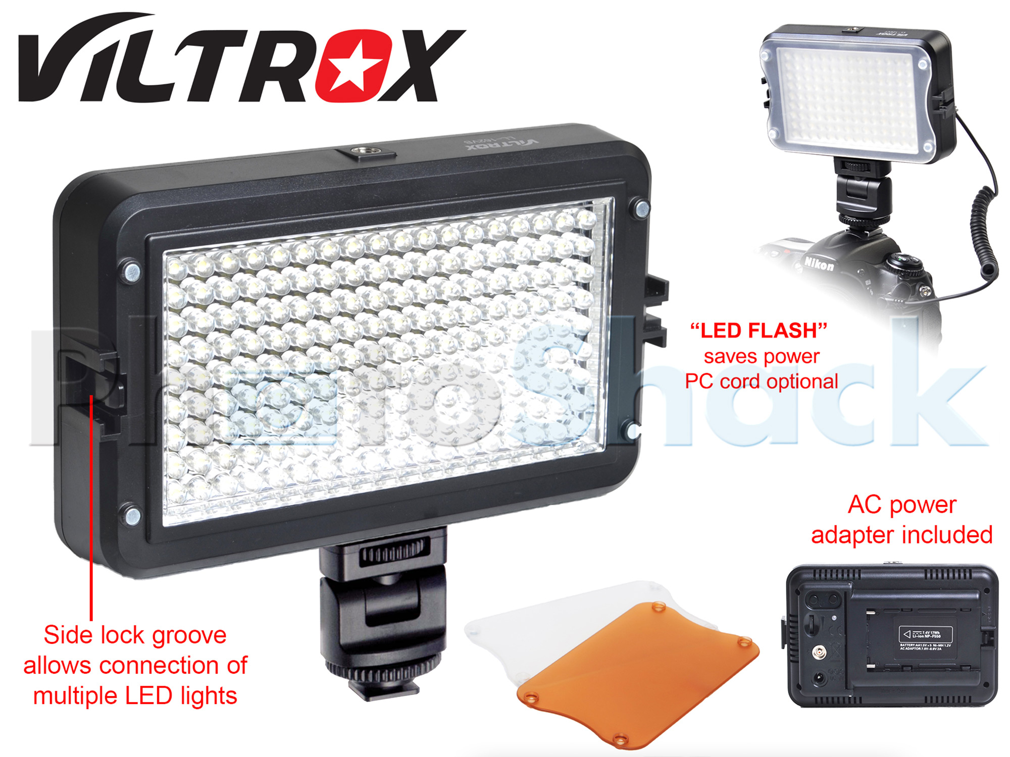 Special Viltrox 162 LED Video Light (VB)
