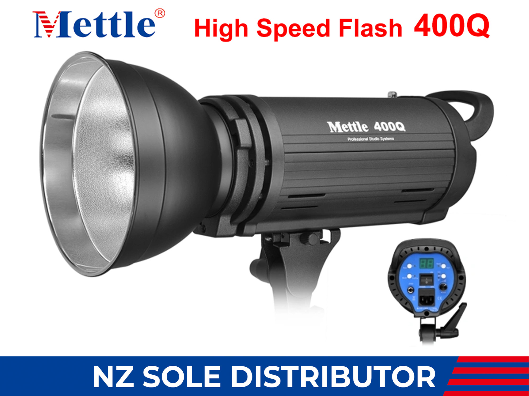 Studio Flash - 400W - High Speed - Mettle 400Q