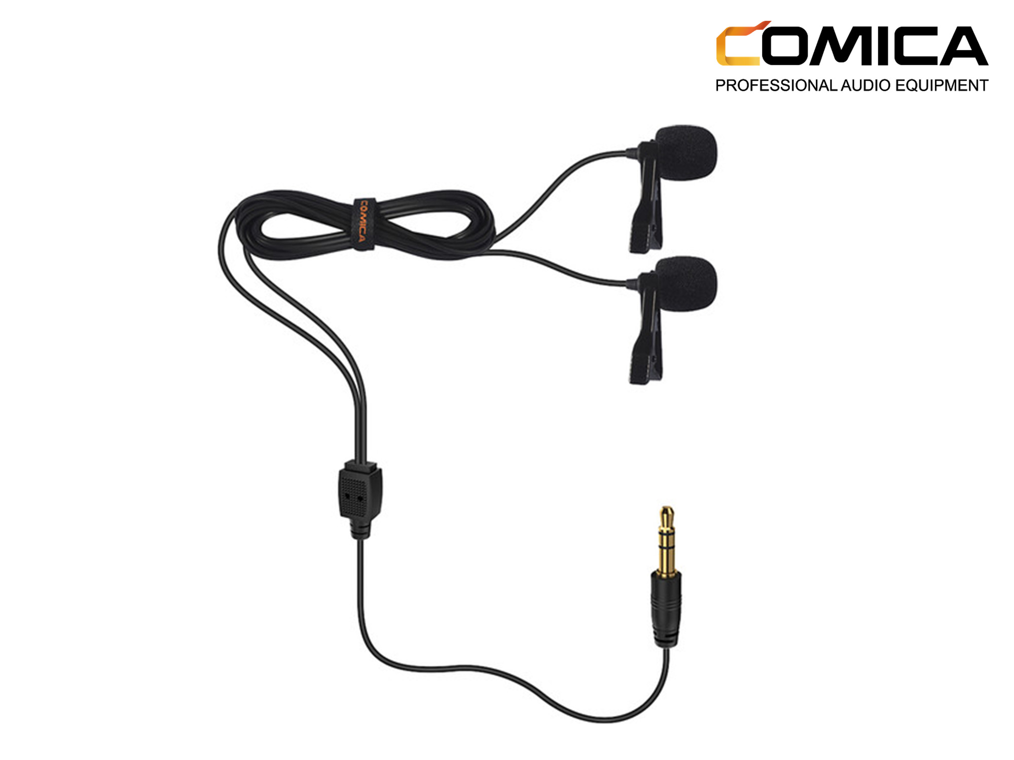 Comica CVM-D02 Dual Omnidirectional Lavalier Mic 4.5m