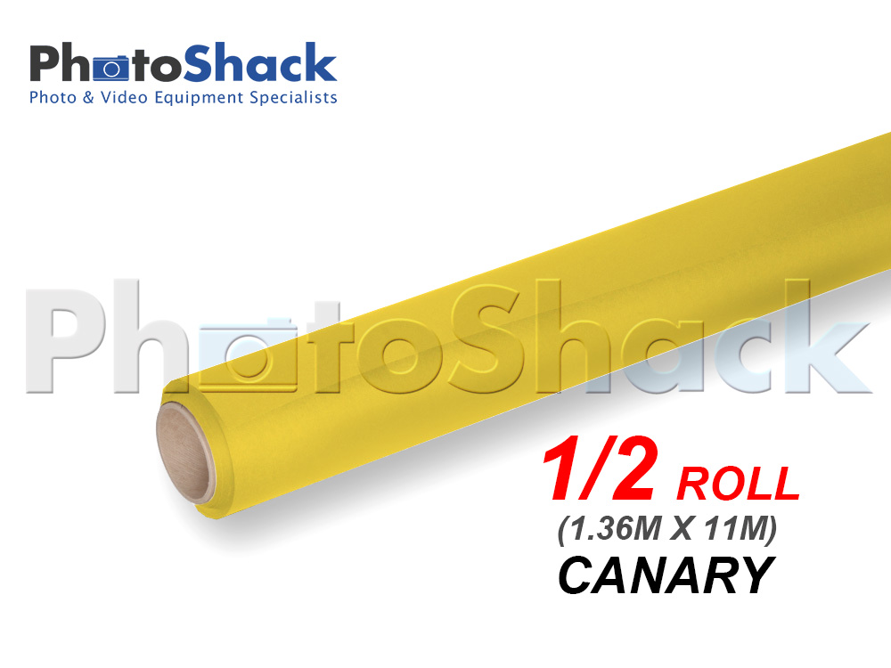 Paper Background Half Roll - Canary