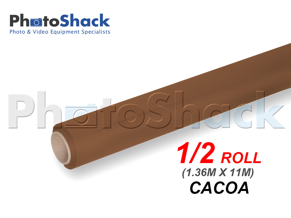Paper Background Half Roll - Cocoa