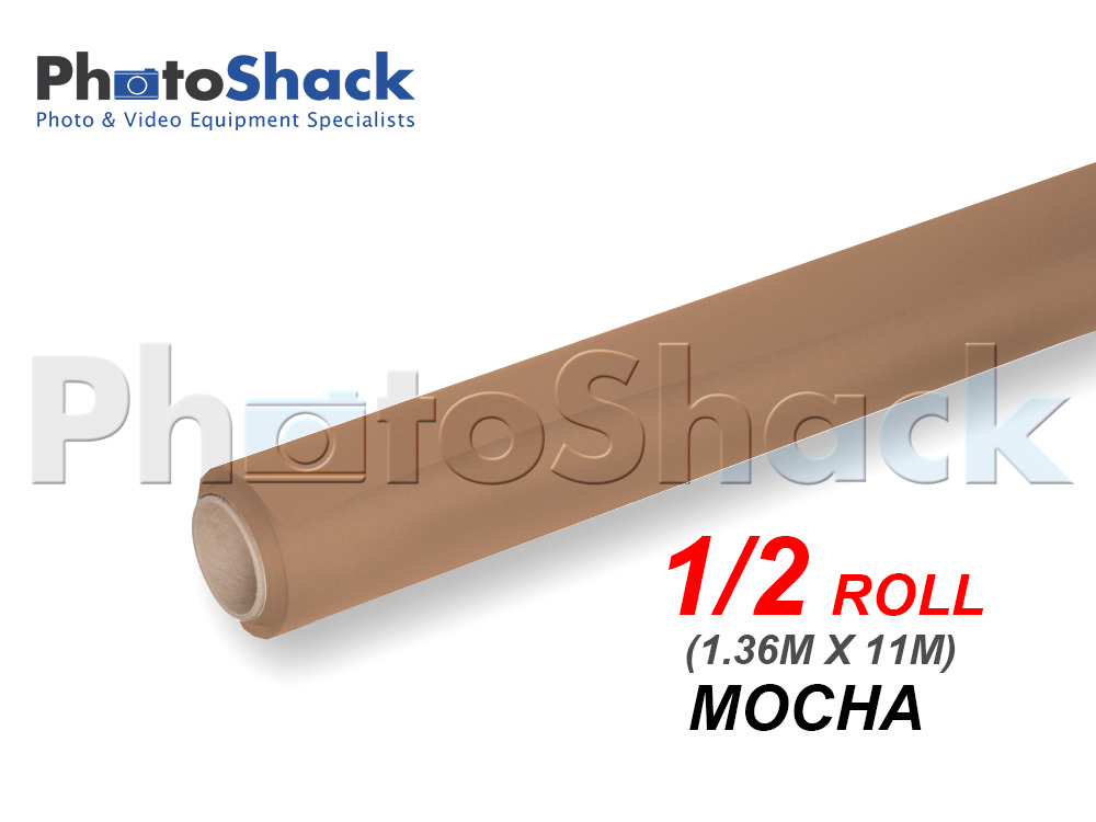 Paper Background Half Roll - Mocha