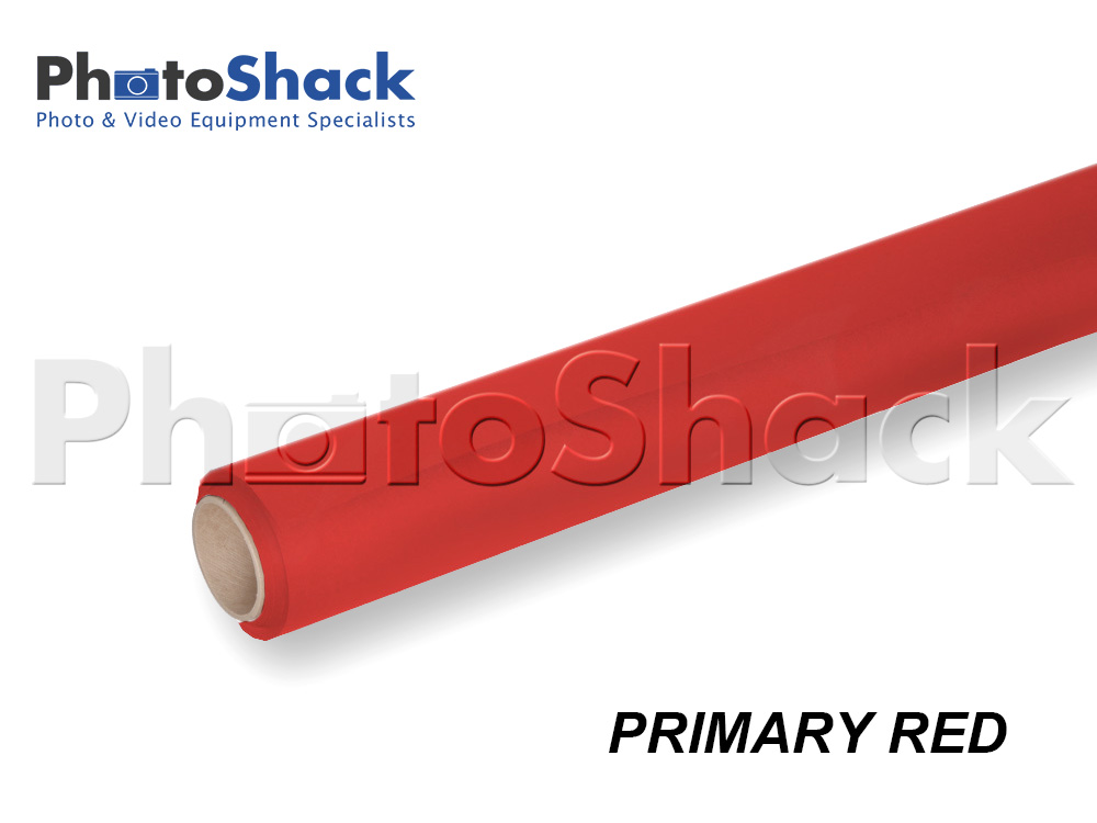 Paper Background Roll - Primary Red