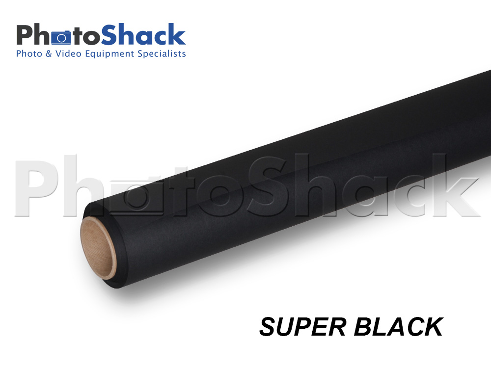 Paper Background Roll - Super Black
