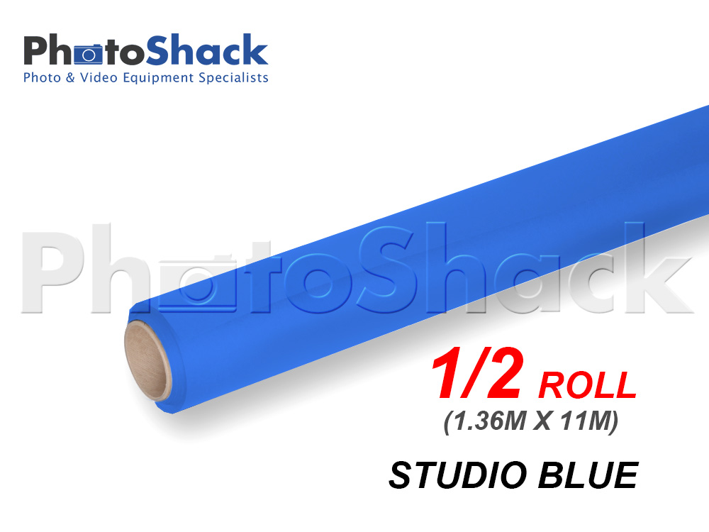 Paper Background Half Roll - Studio Blue