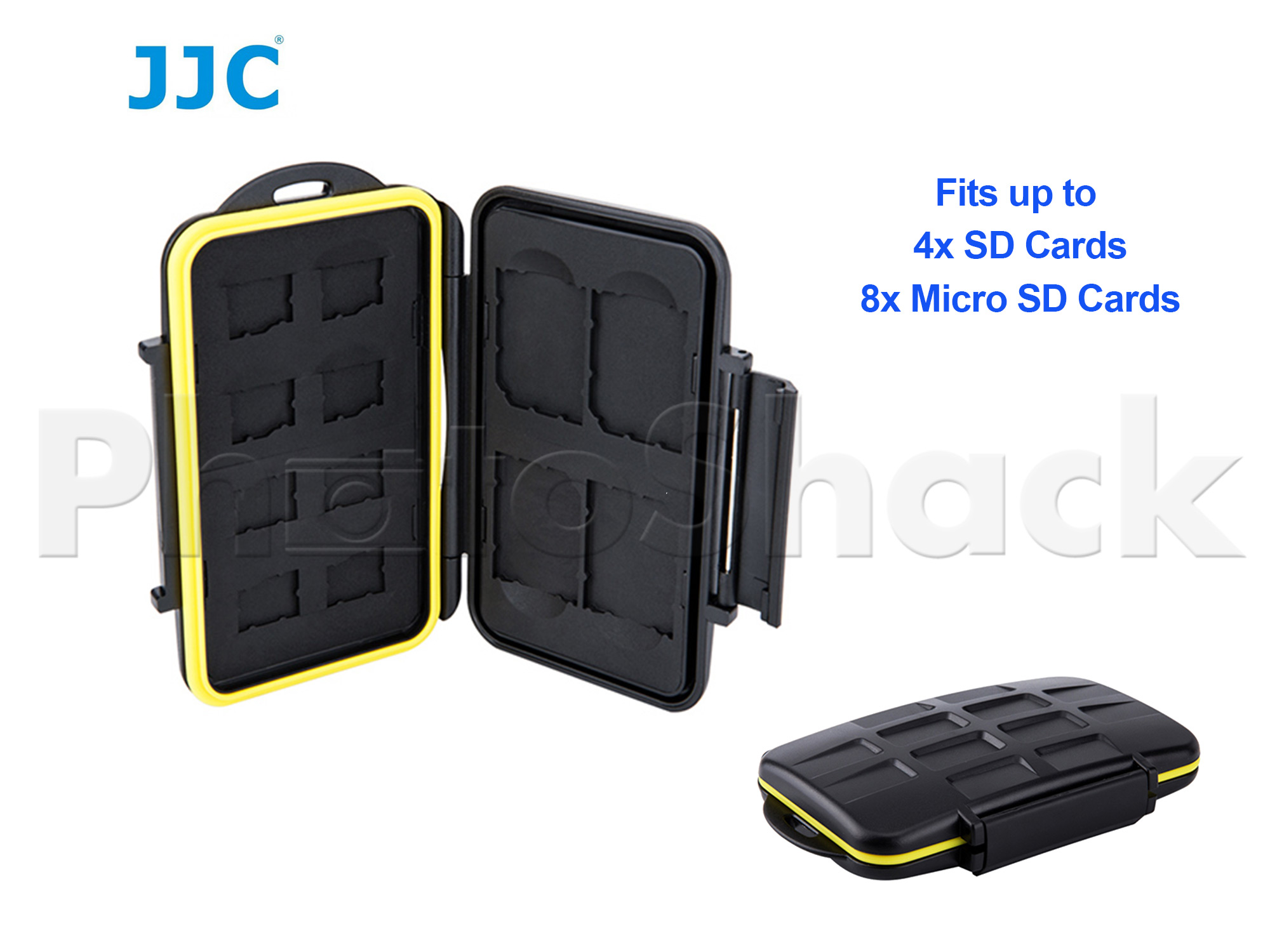 JJC Weather Resistant Memory Card Case SDMSD12.