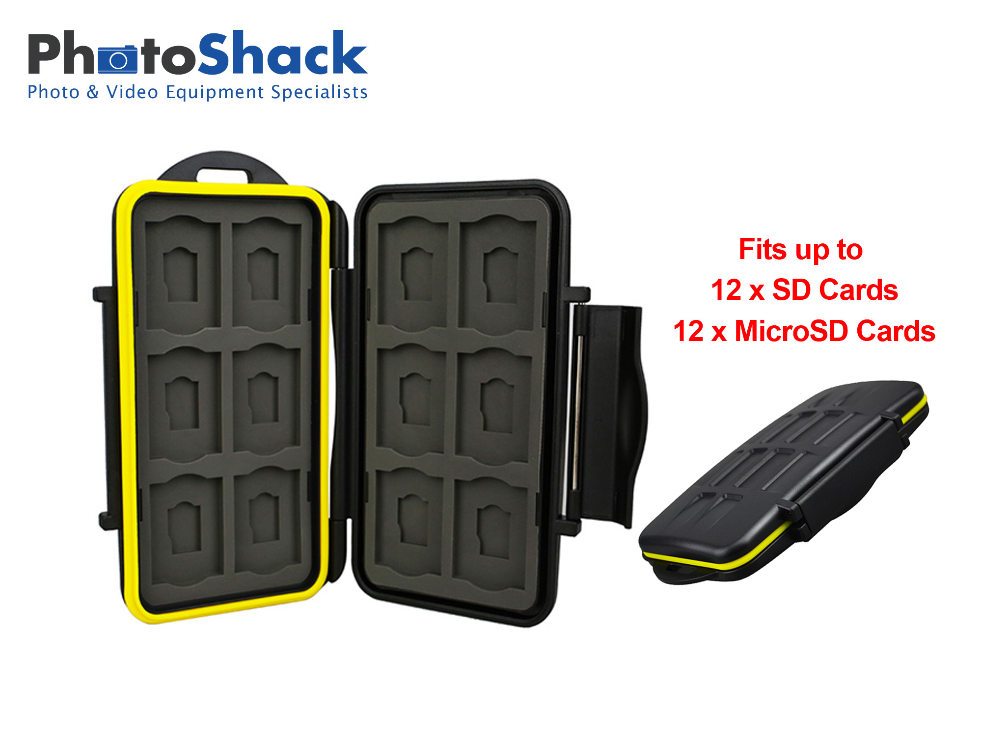 JJC Weather Resistant Memory Case SDMSD24