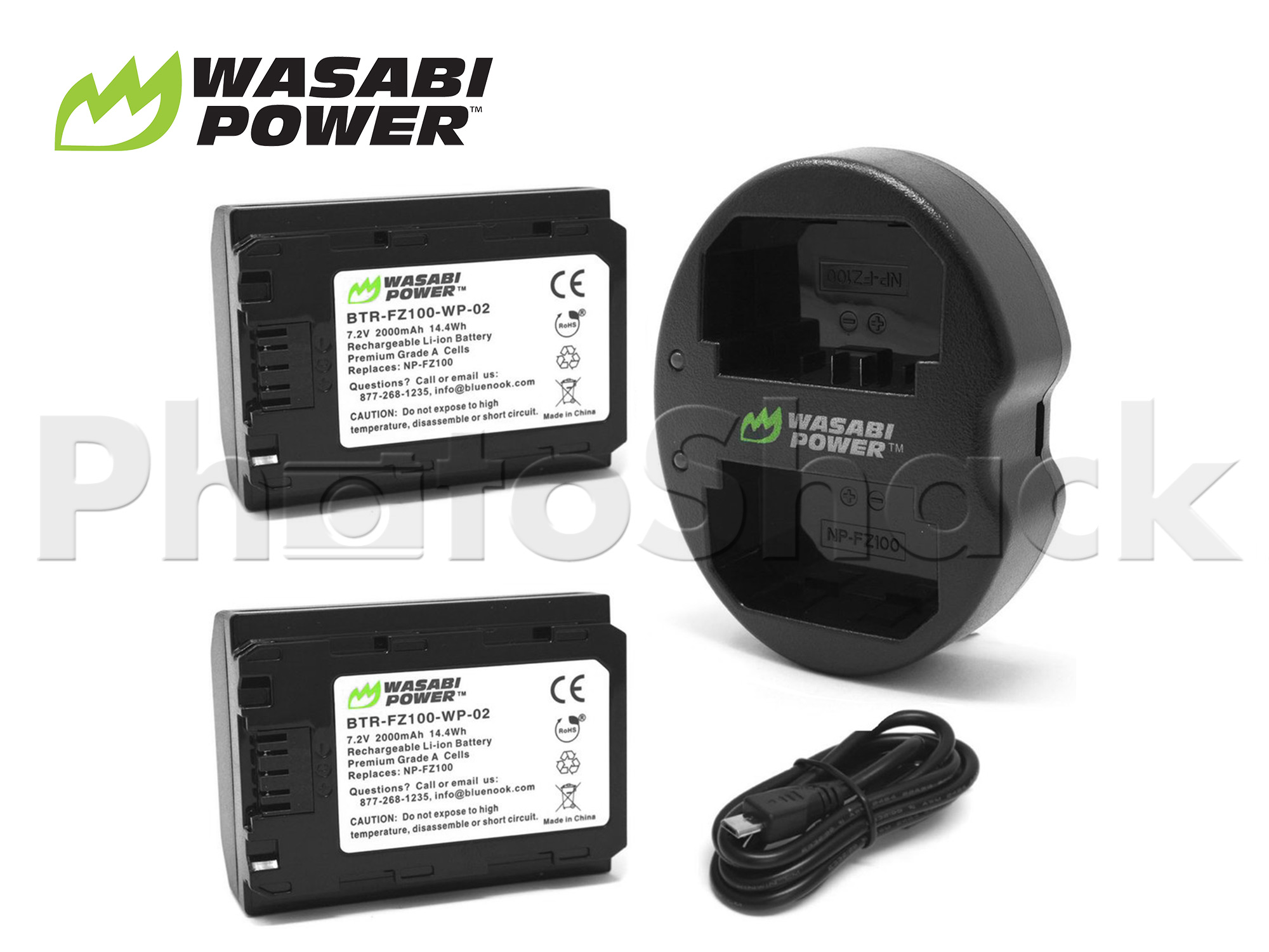 Canon LP-E19, LP-E4, LP-E4N Dual LCD Battery Charger by Wasabi Power