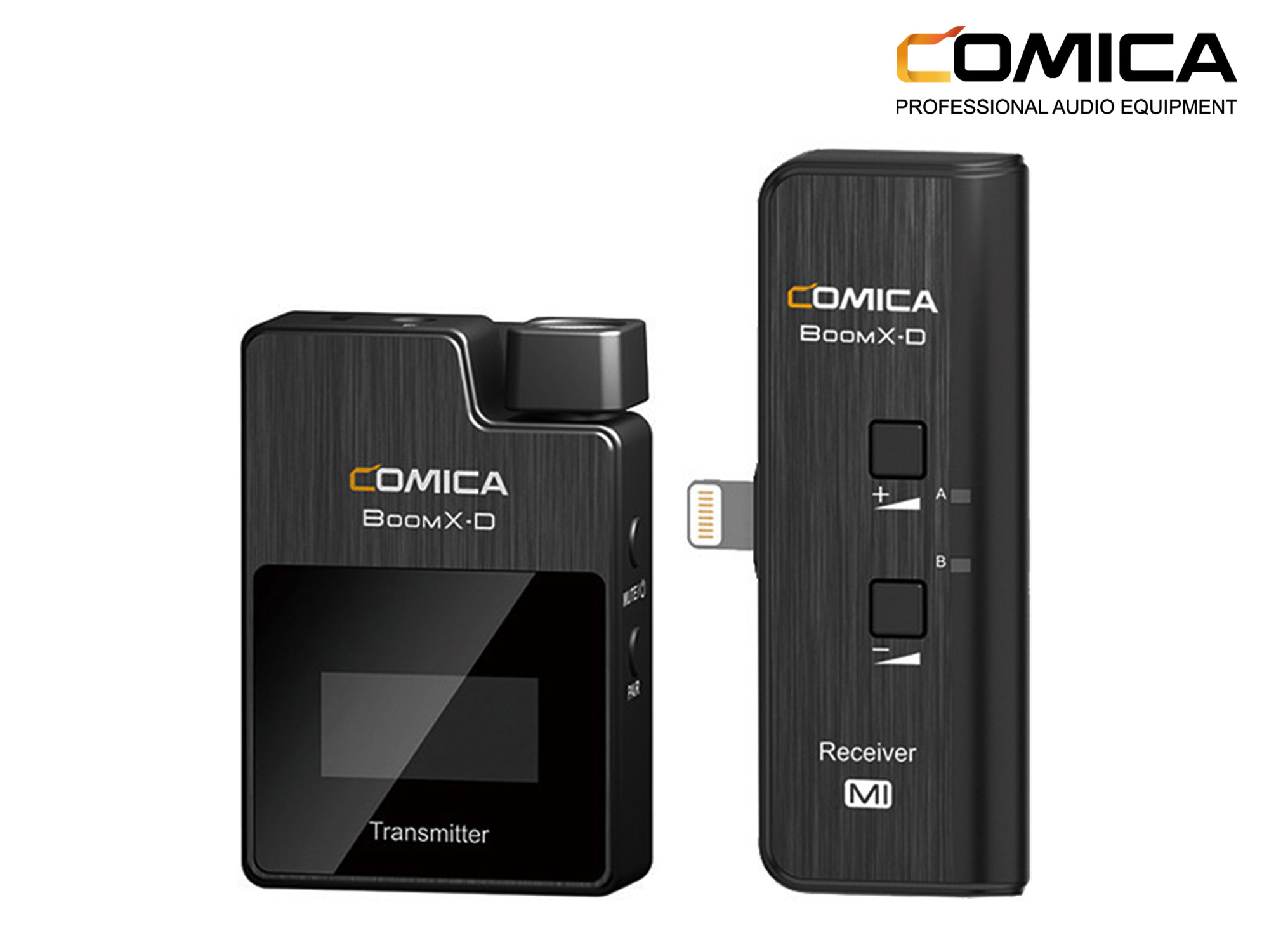 Comica BoomX-D MI1 Ultracompact Digital Wireless Microphone System for iOS Smartphones (2.4 GHz)