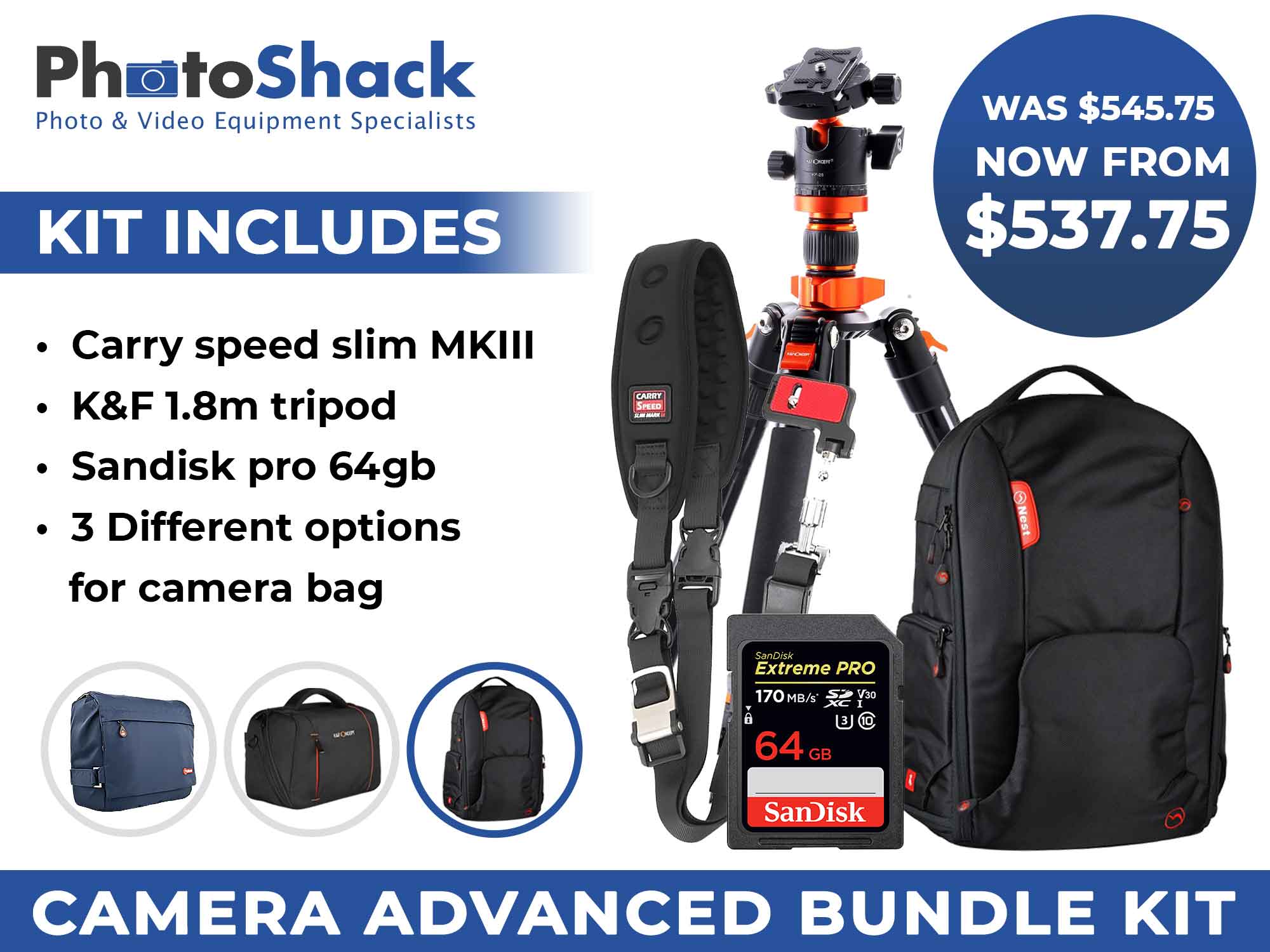 DSLR Camera Bundle Kit - Advanced