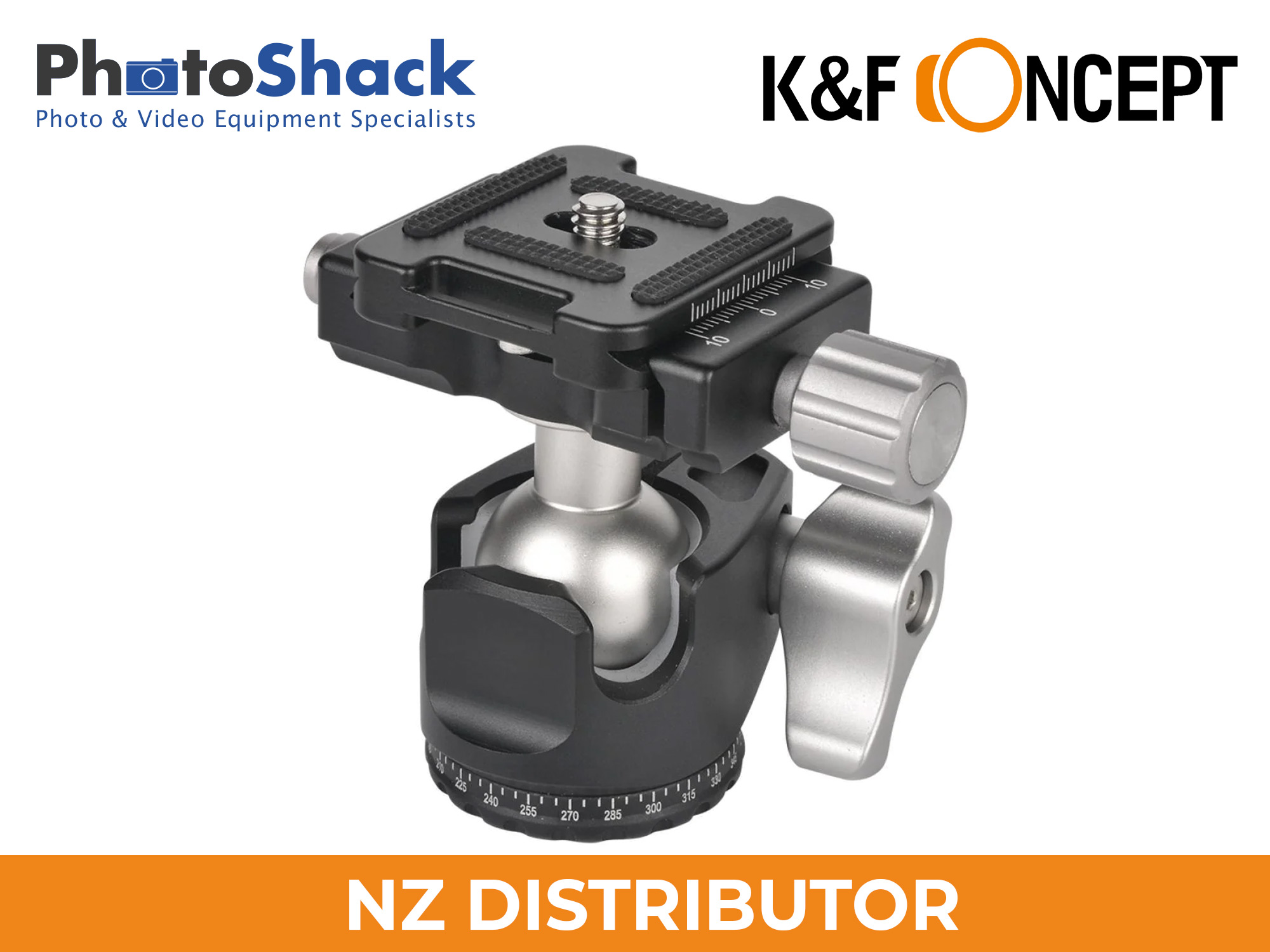 K&F Concept 25mm ball head for Tripod & Monopod