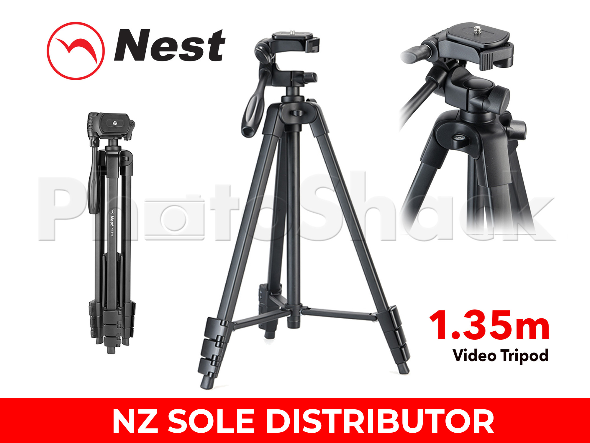 Lightweight Photo/Video Tripod 1.35m NT510