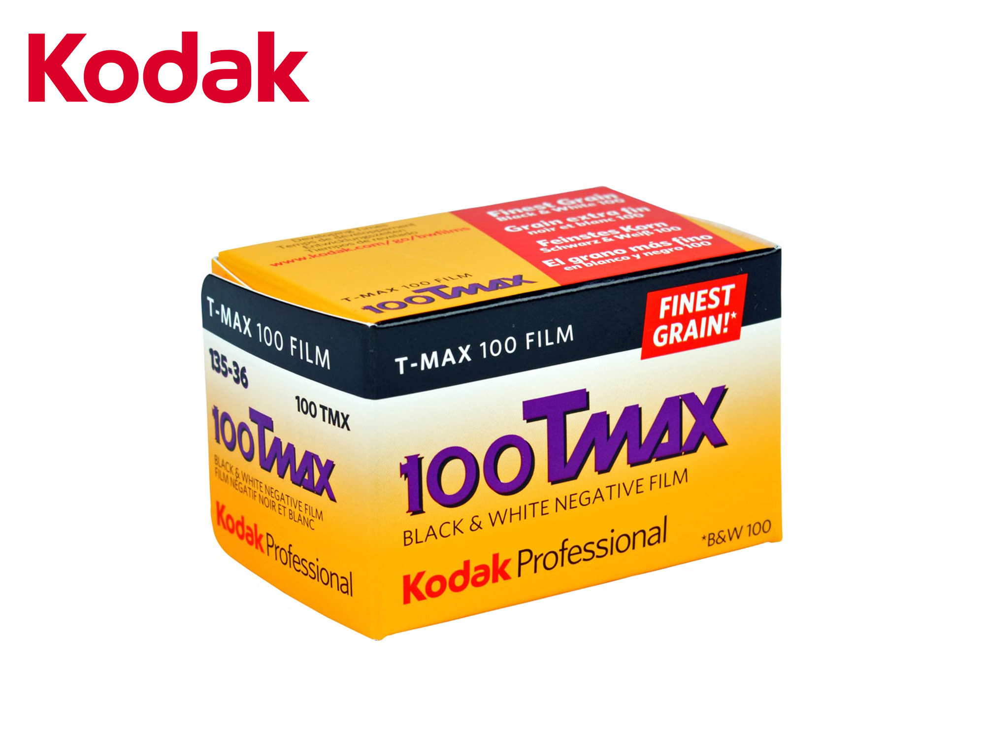 Kodak T-Max 100 Black and White Negative Film (35mm Roll Film, 36 Exposures)