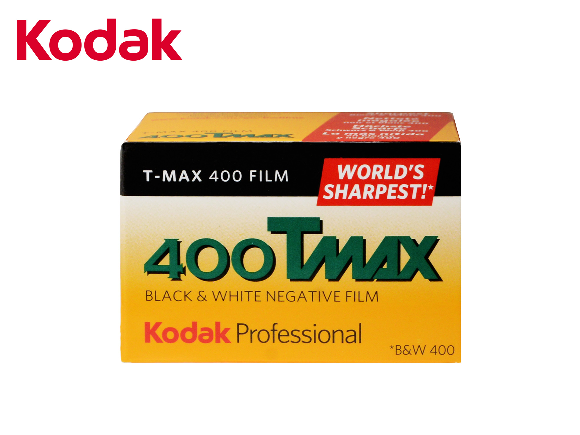 Kodak T-Max 400 Black and White Negative Film (35mm Roll Film, 36 Exposures)