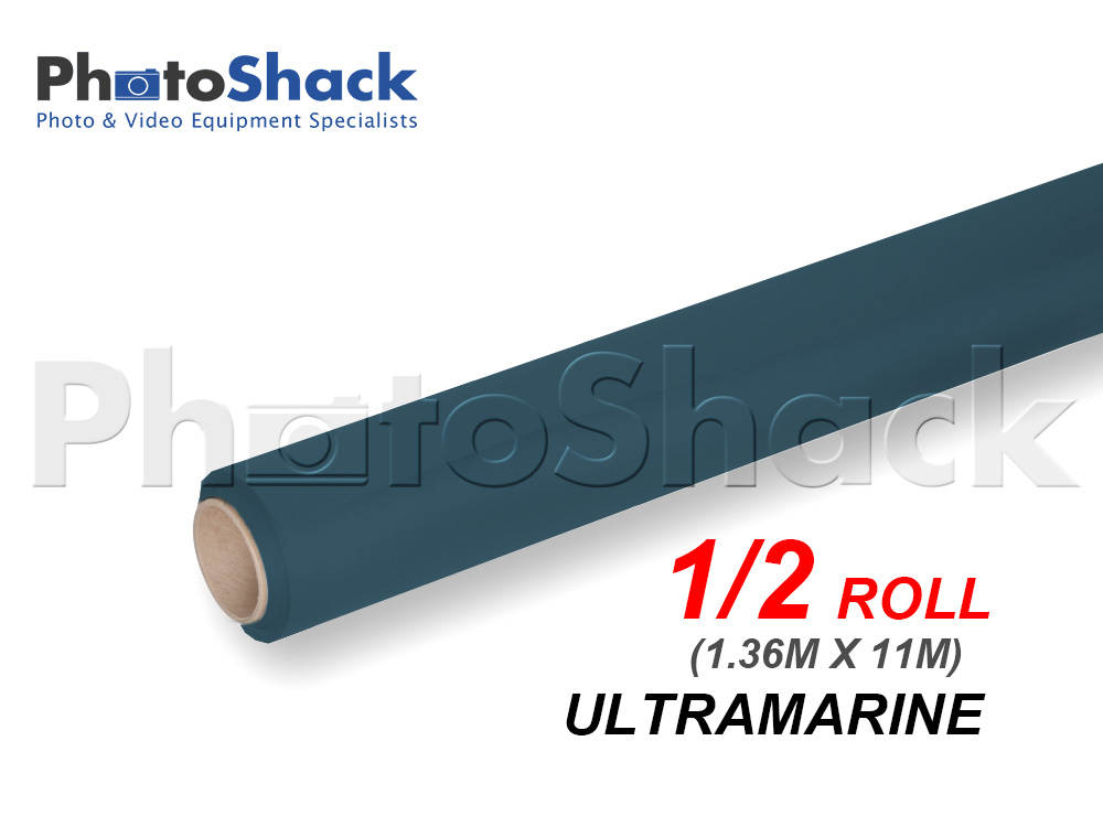 Paper Background Half Roll - Ultramarine