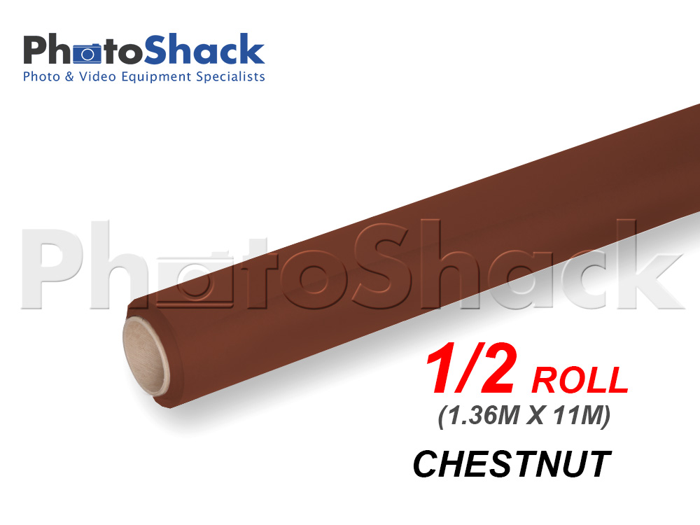 Paper Background Half Roll - Chestnut