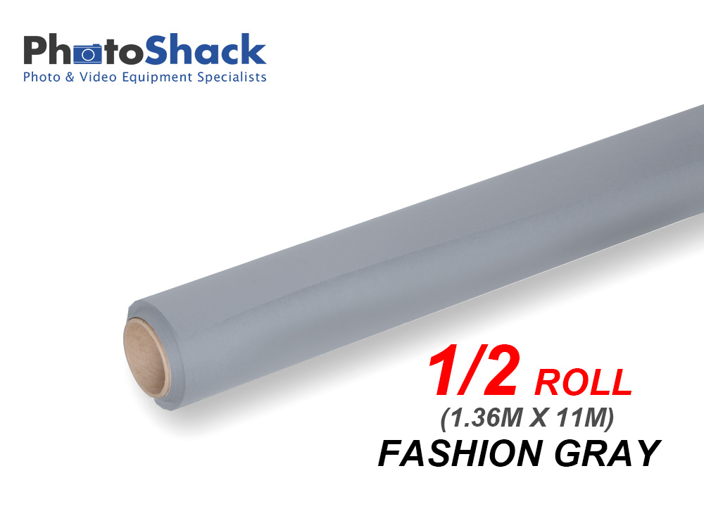 Paper Background Half Roll - Fashion Gray