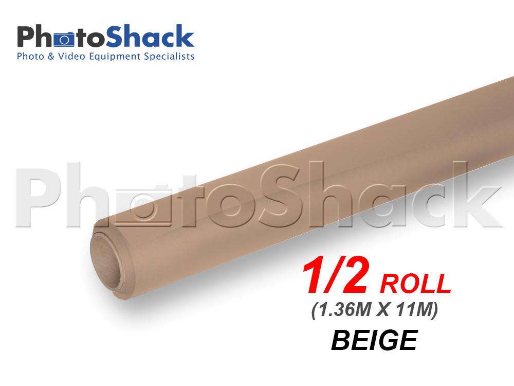 Paper Background Half Roll - Beige