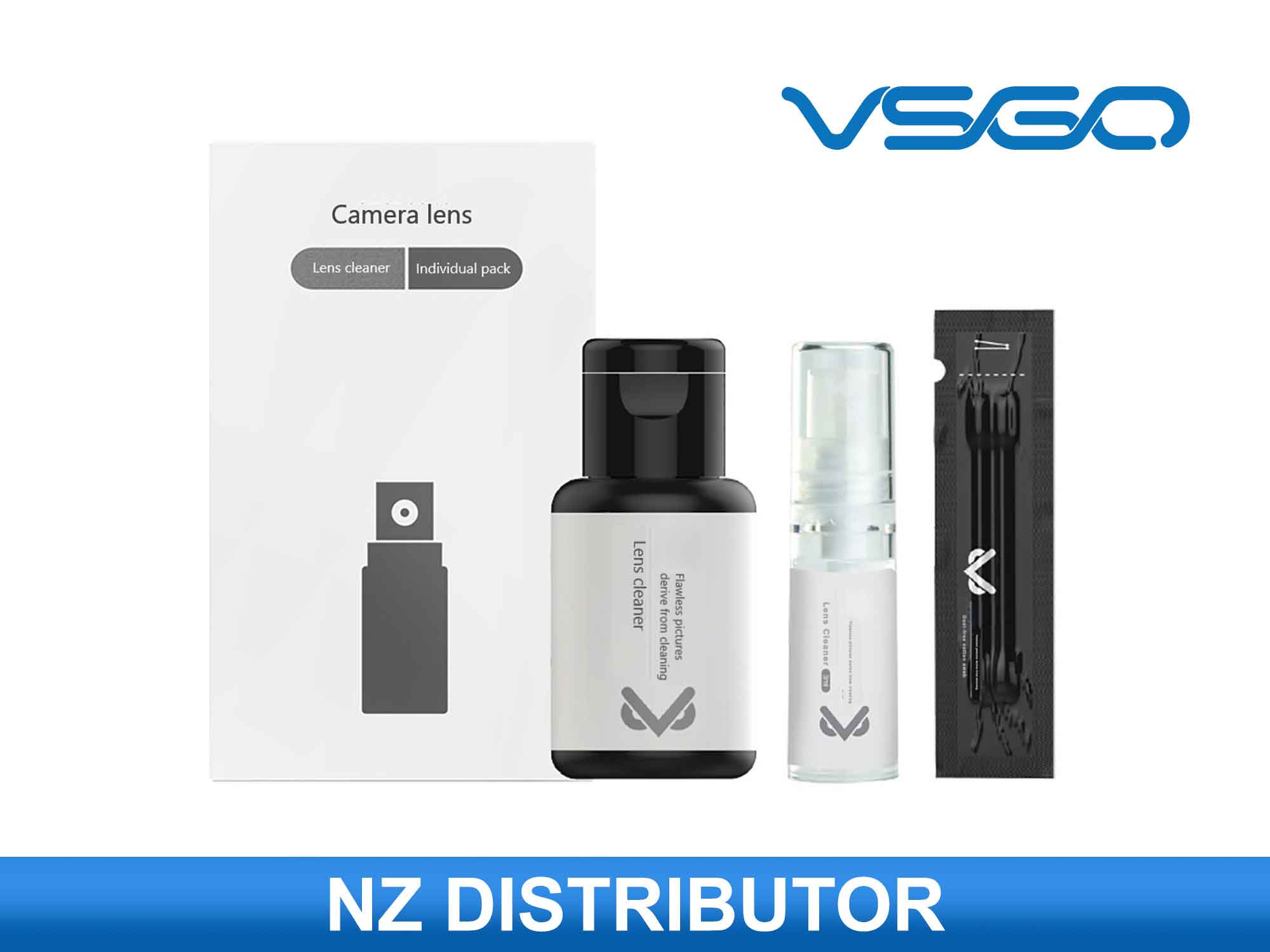 VSGO Camera & Lens Cleaning Solution Spray and Swabs