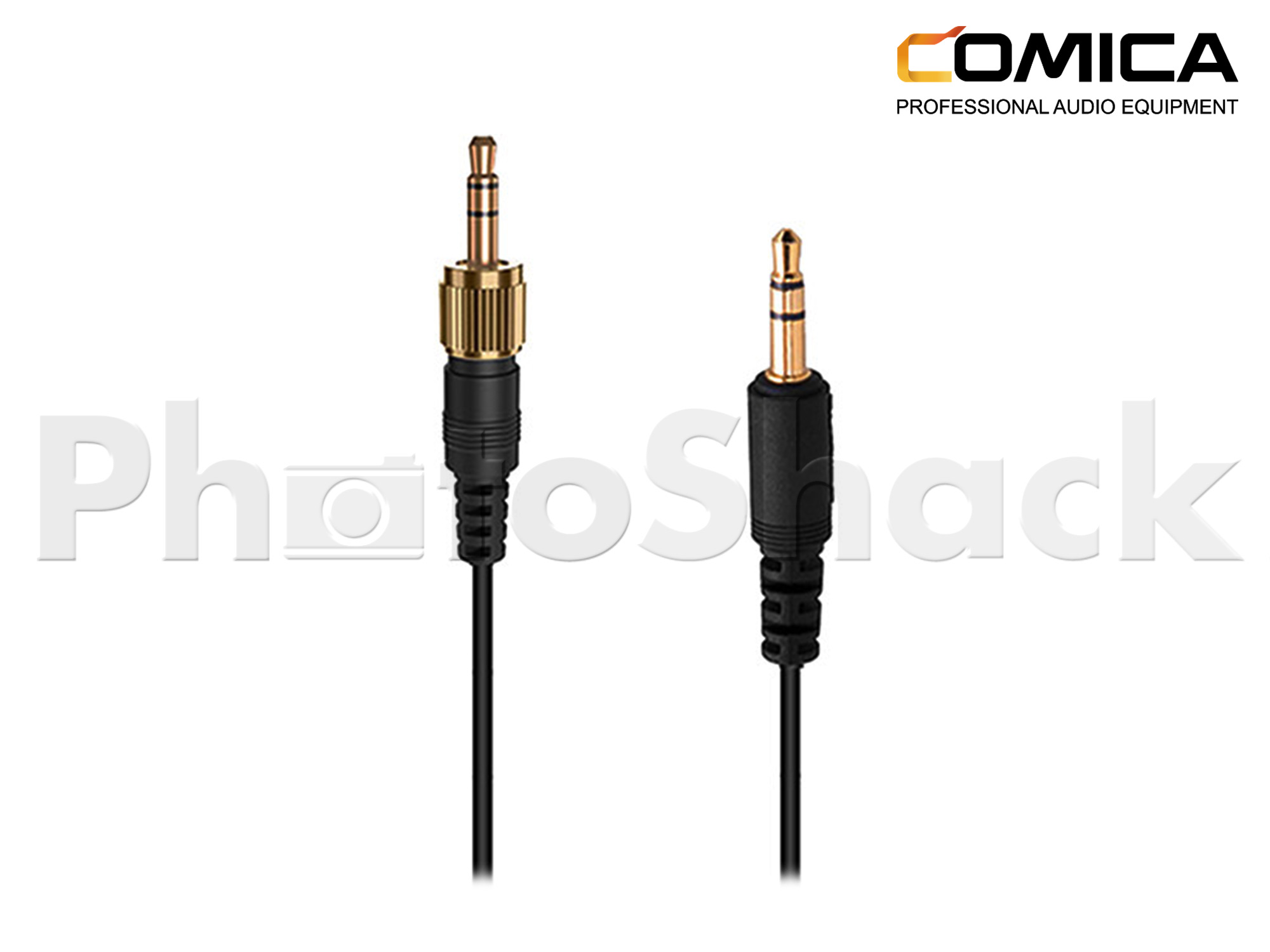 Comica 3.5mm TRS - TRS Camera Audio Cable with Locking Plate