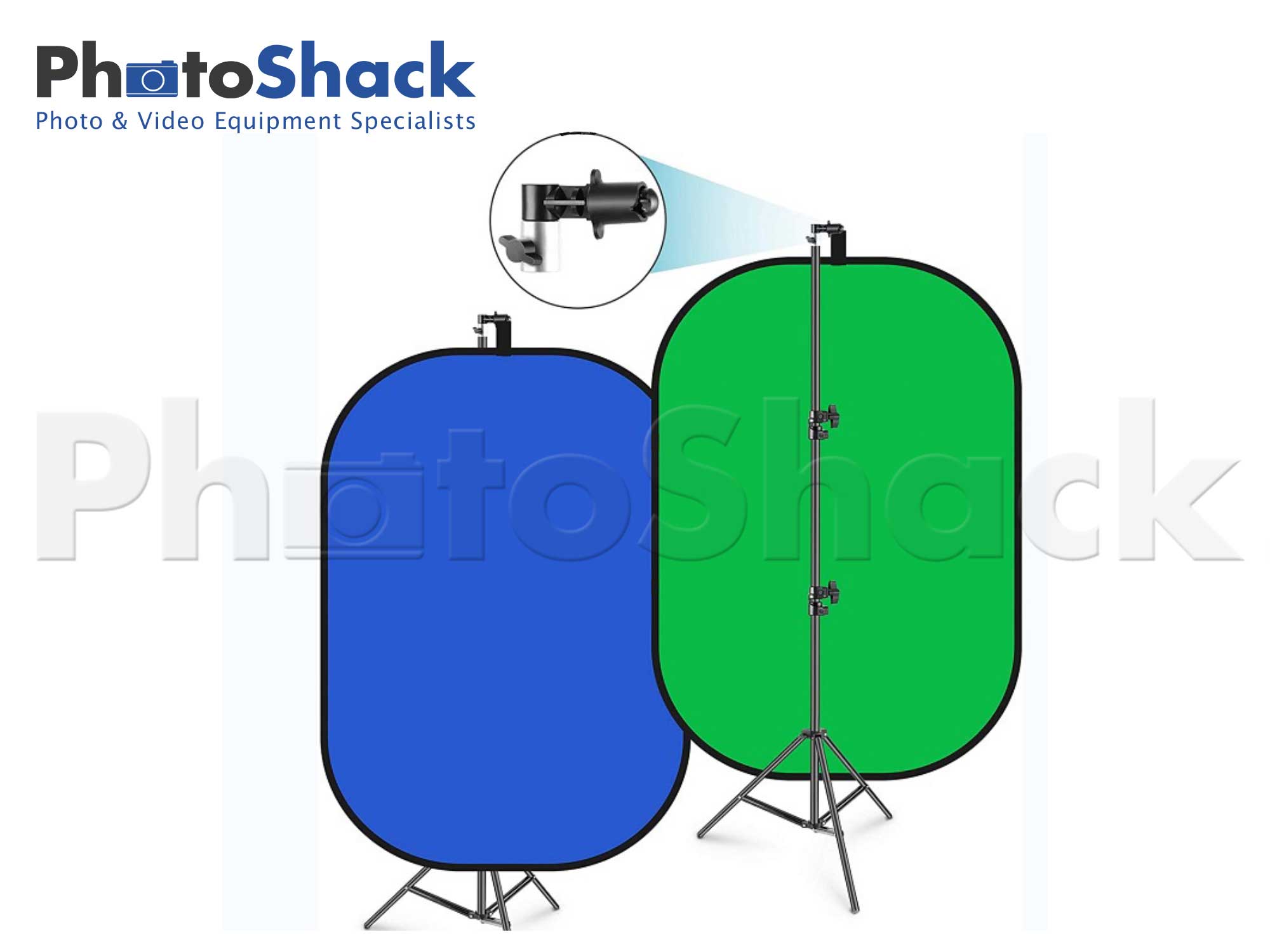Collapsible Background + Stand & Holder Set