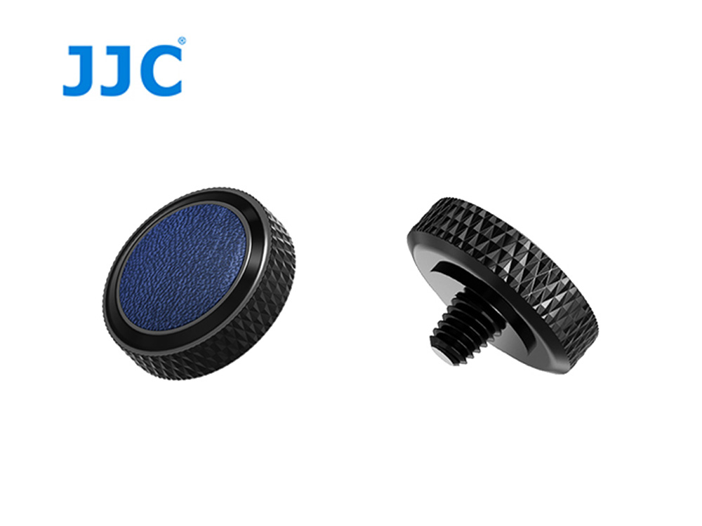 JJC Deluxe Soft Release Button Blue and Black