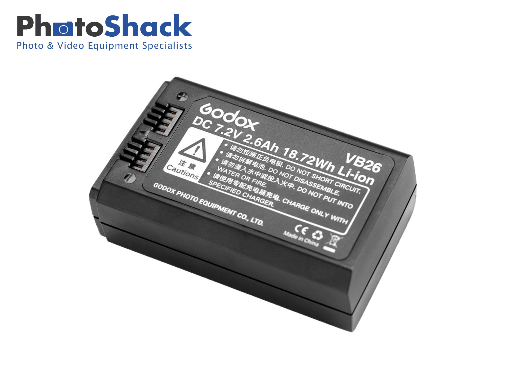 Godox VB26 Battery for V1 and V860III Flash Head