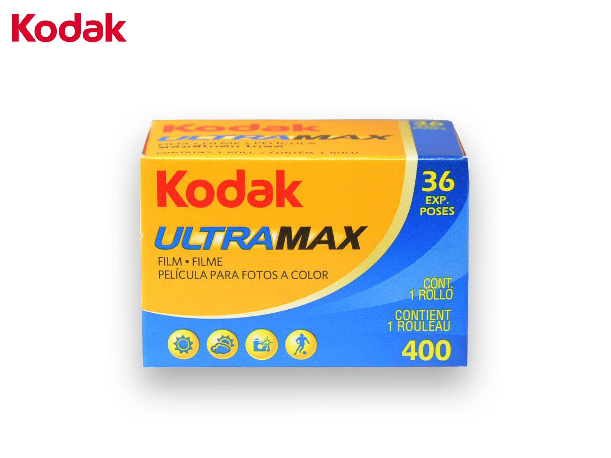 Kodak Film UltraMax 400 Colour Negative (35mm Roll Film, 36 Exposures, 1-Pack)