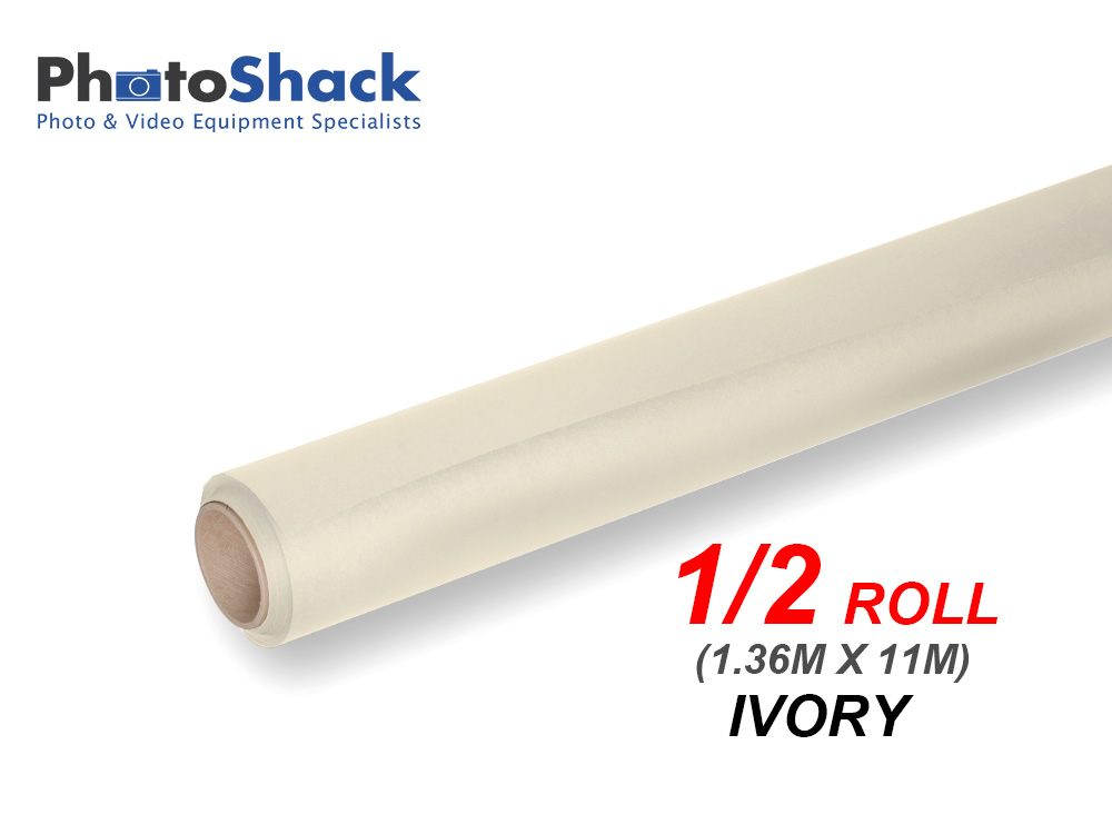 Paper Background Half Roll - Ivory