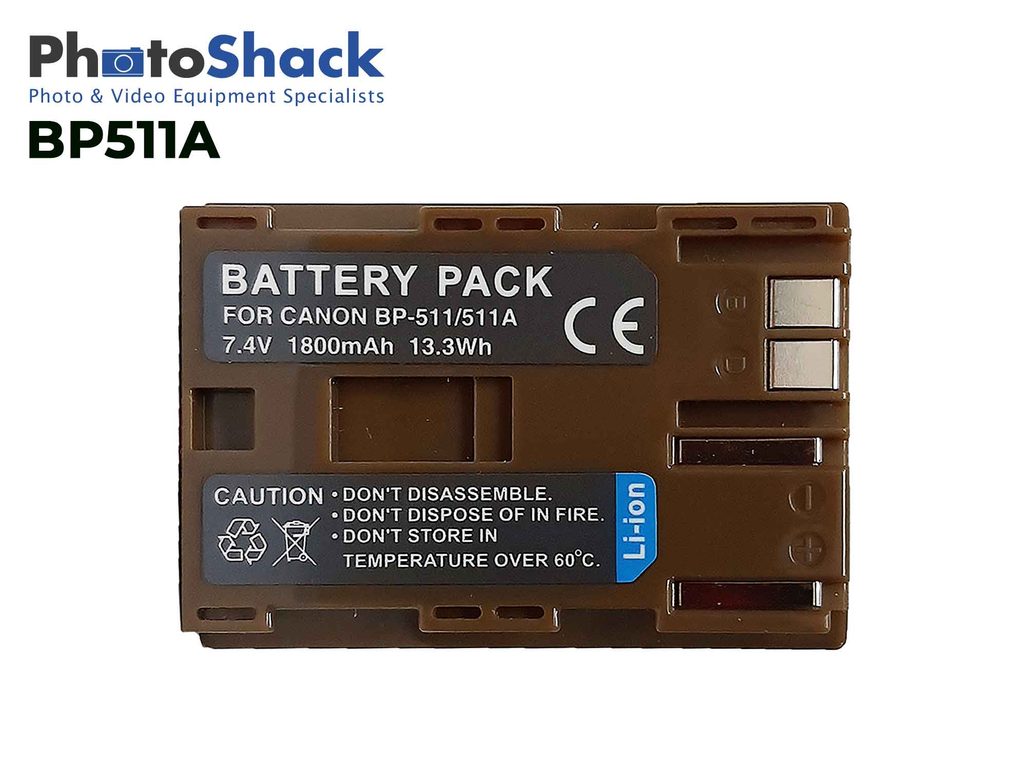 BP-511A Rechargeable camera Battery