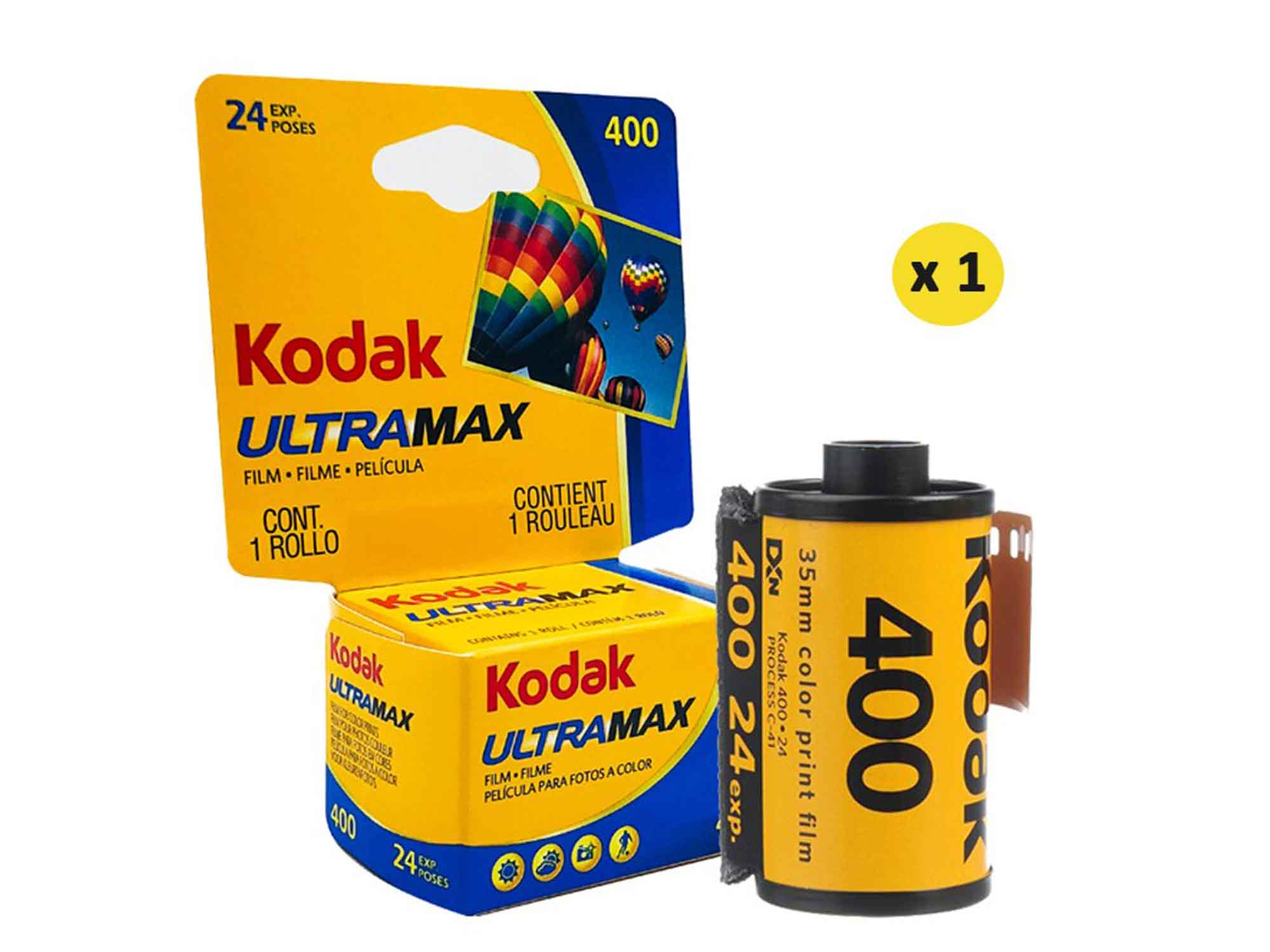Kodak UltraMax 400 Colour Negative Film (35mm roll film, 24 Exposures, 1-Pack)