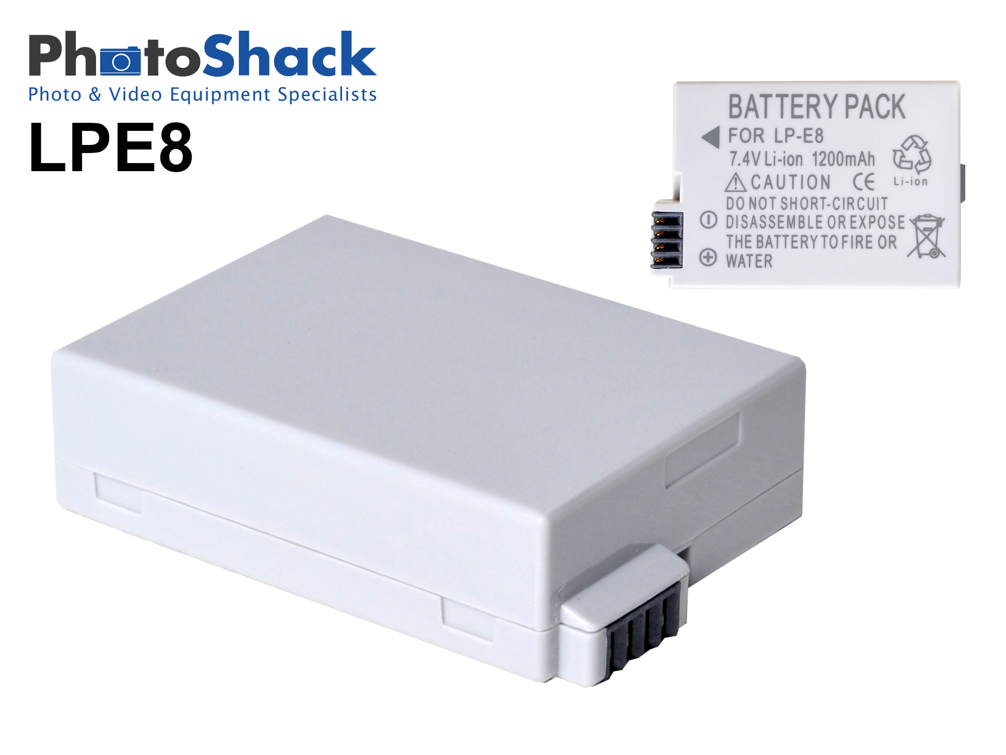 LPE8 Rechargeable Battery for Canon Cameras