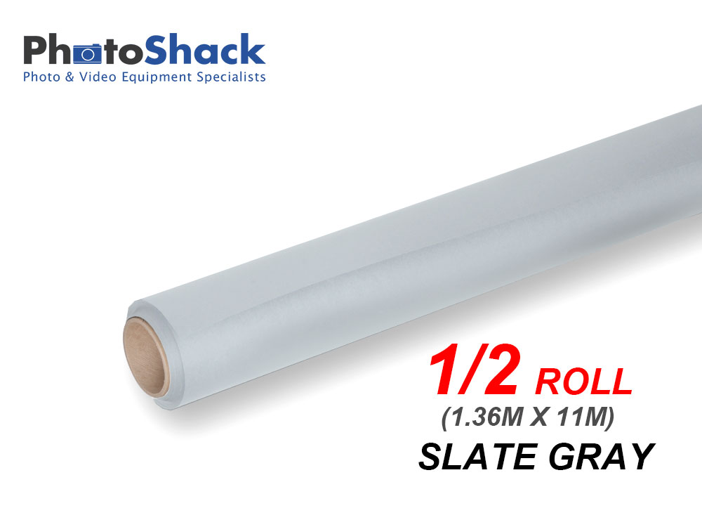 Paper Background Half Roll - SlateGray