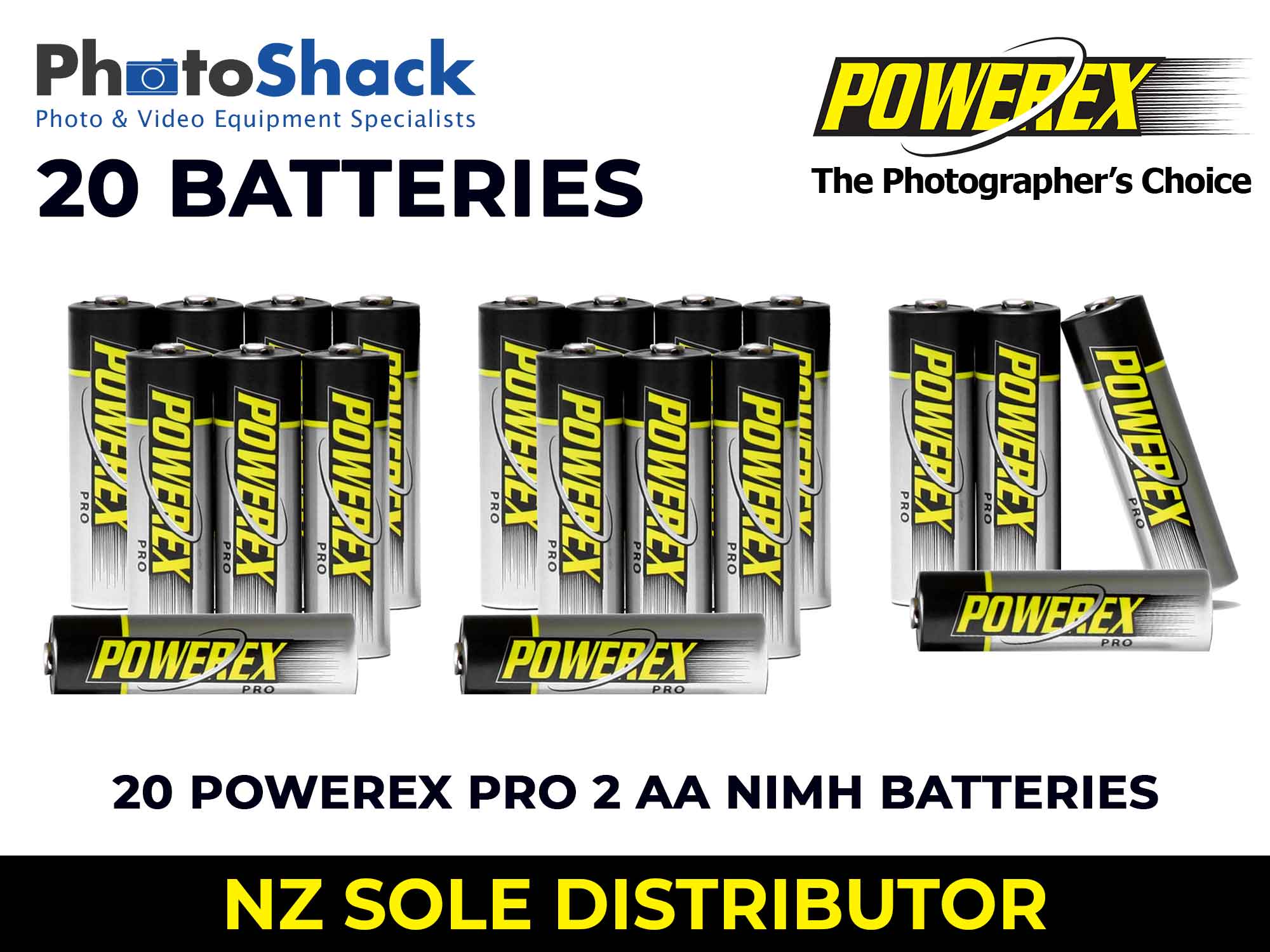 Maha Powerex PRO 2 - AA Batteries - 2,700mAh 20 Batteries