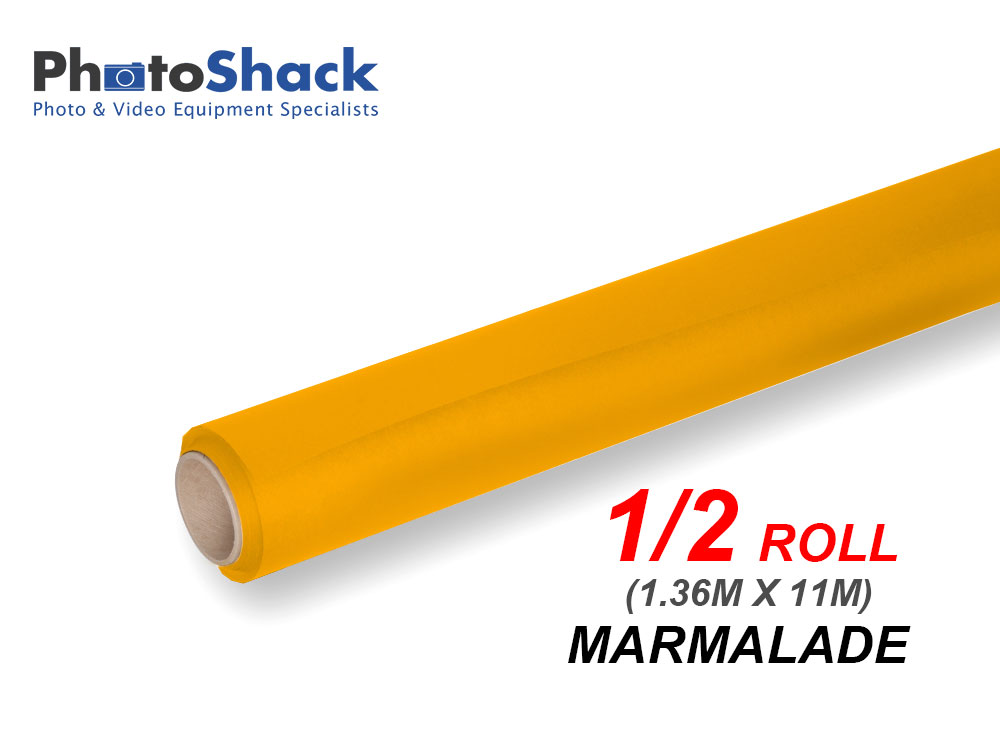 Paper Background Half Roll - Marmalade