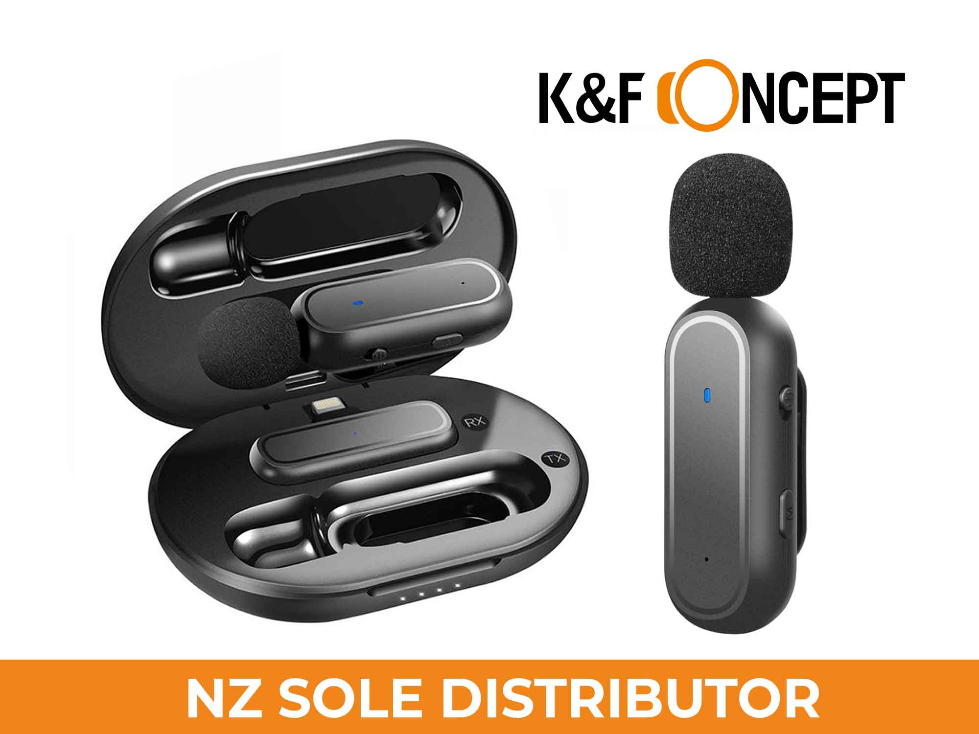 K60 Wireless Microphone for iPhone and iPad