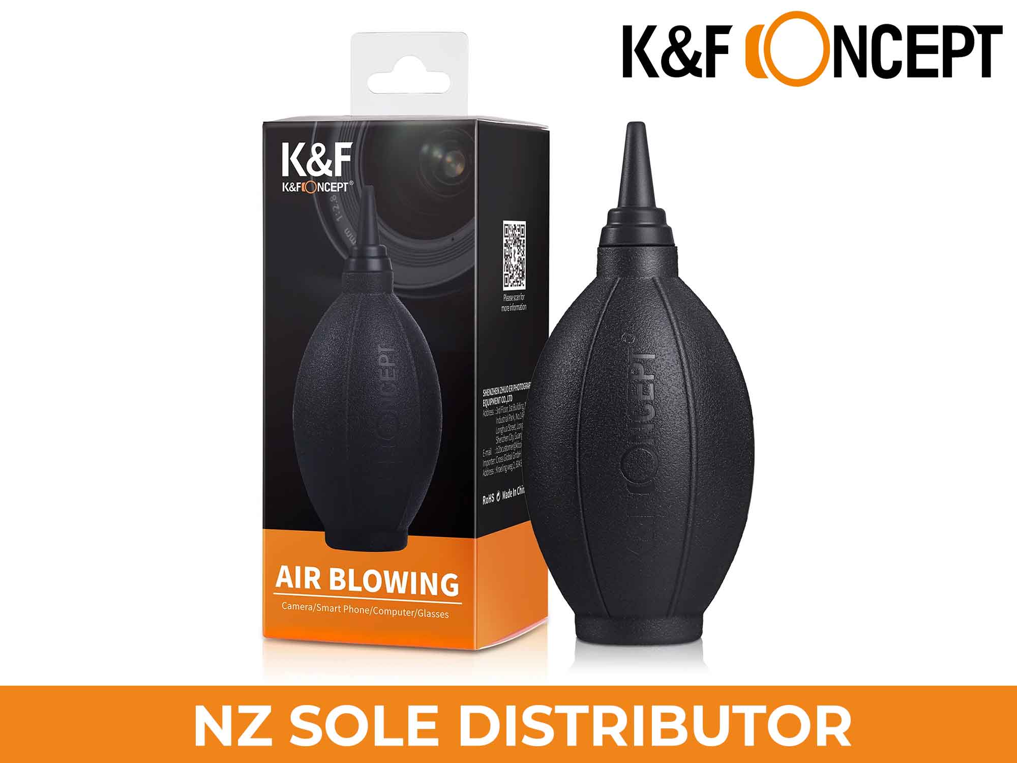 K&F Silicone Air Blower for Camera & Lenses