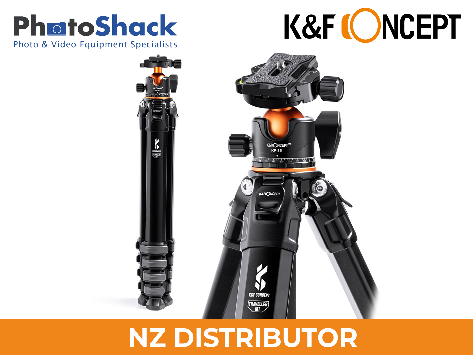 K&F 1.7m 15kg Capacity Photography Tripod