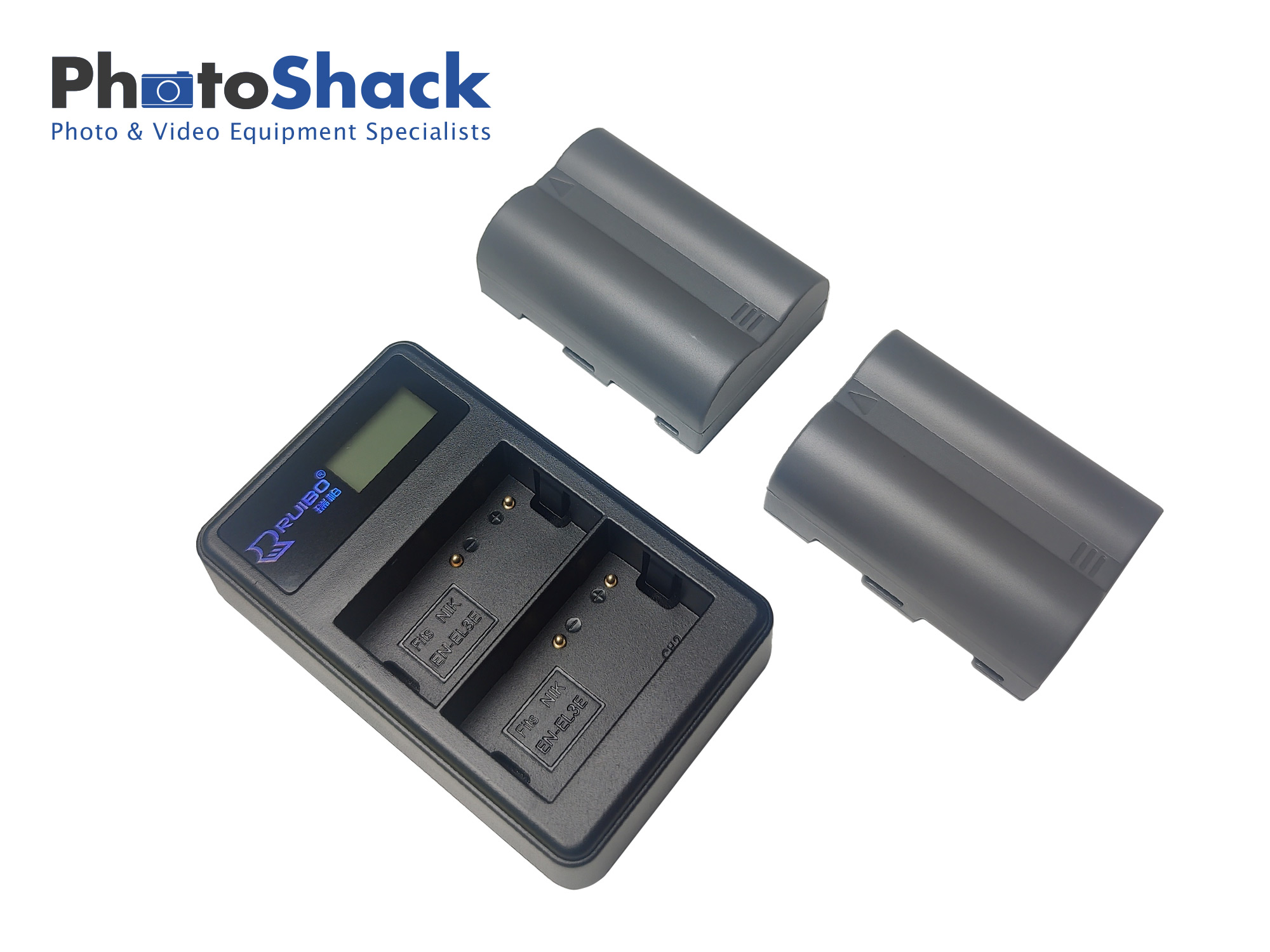 EN-EL3e Dual Charger Battery Kit