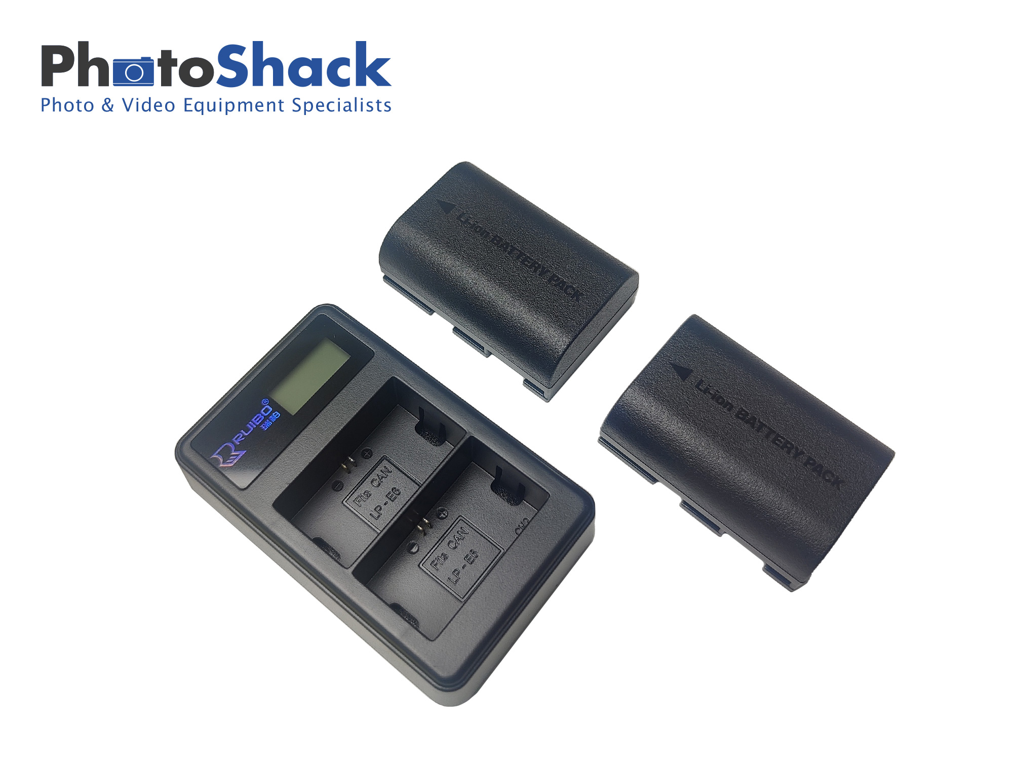 LP-E6 / LP-E6N Dual Charger Battery Kit