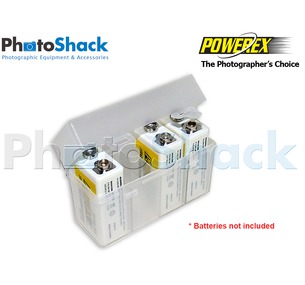 Powerex 4 cell battery case for 9V