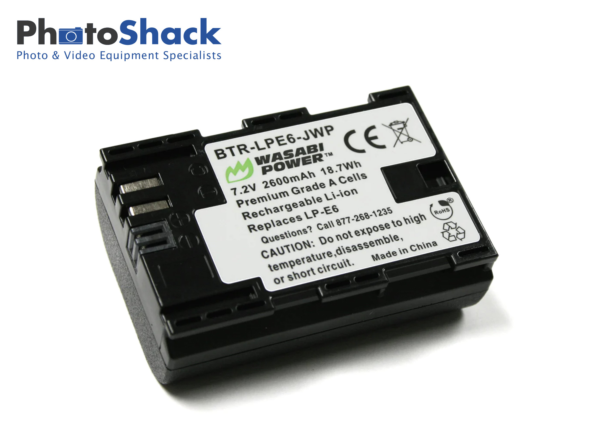 LPE-6 Battery for Canon - Wasabi Power