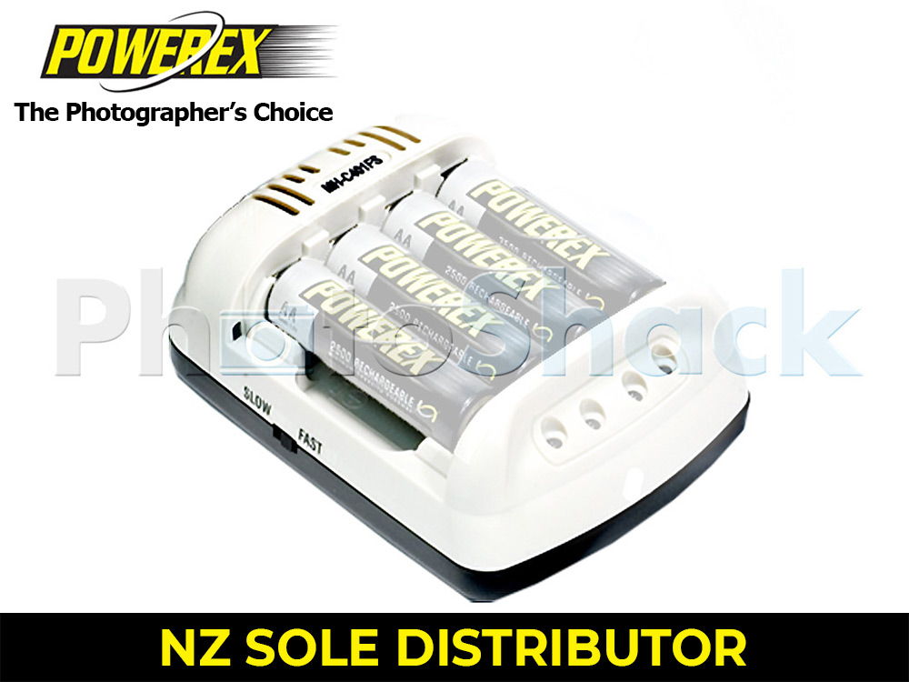 Powerex Charger 1-4 AA/AAA + 12V adaptor (External)