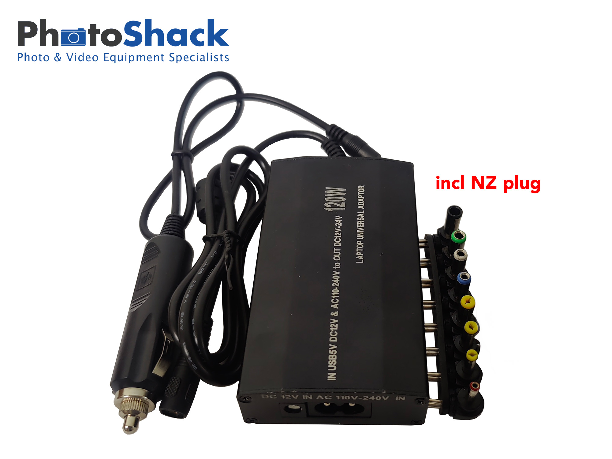 Universal Car and Home Power adapter DC 12V-24V