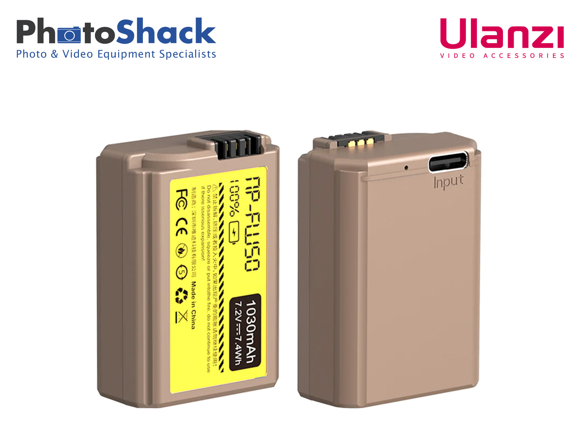 Ulanzi NP-FW50 USB-C Charging Battery